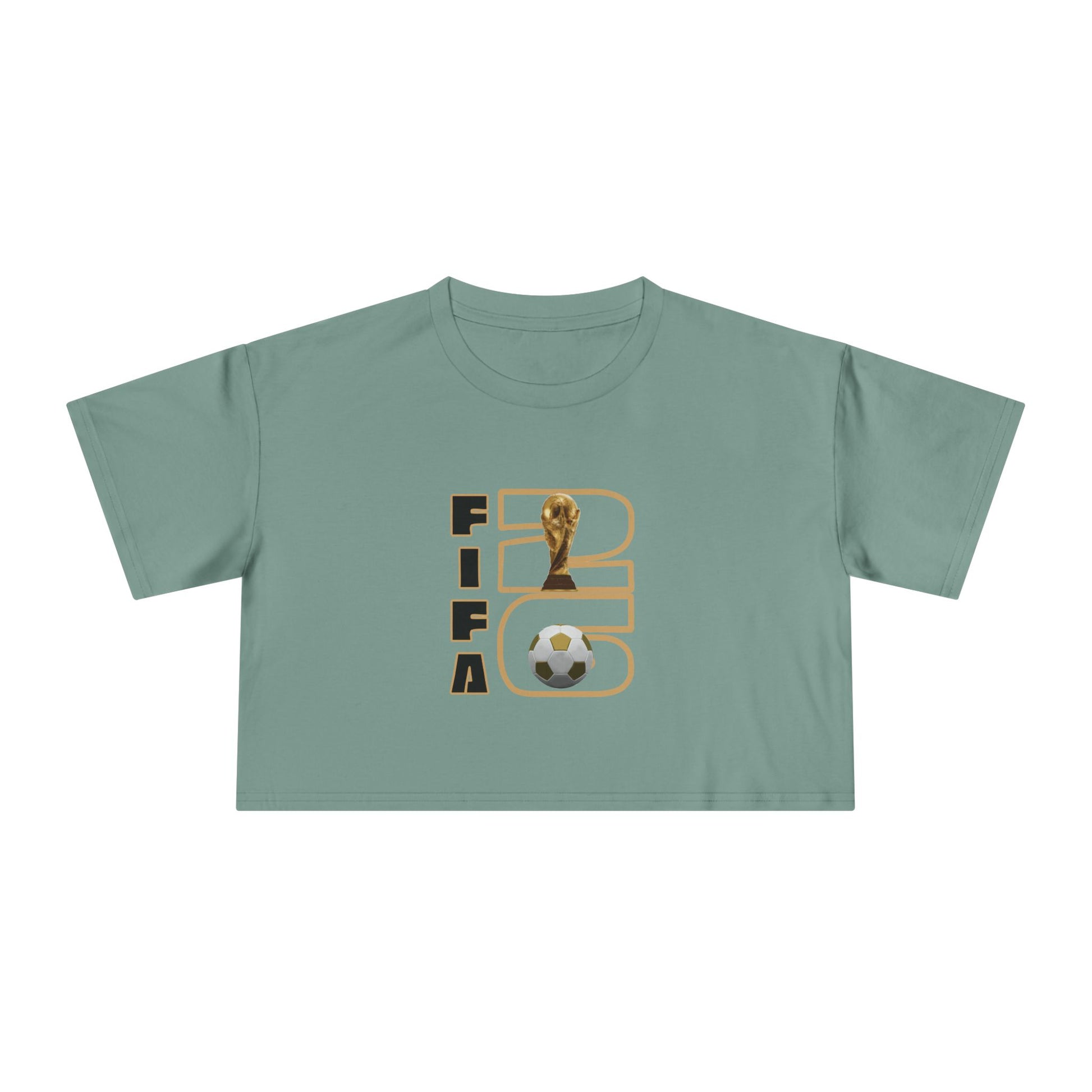 Women's Crop Tee — FIFA World Cup Soccer '26 Graphic - Trending Novelties & Gifts