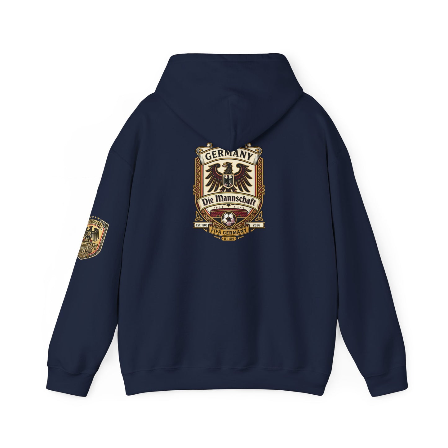 Germany Soccer Die Mannschaft Crest Hoodie – Vintage Germany Soccer Crest Pullover