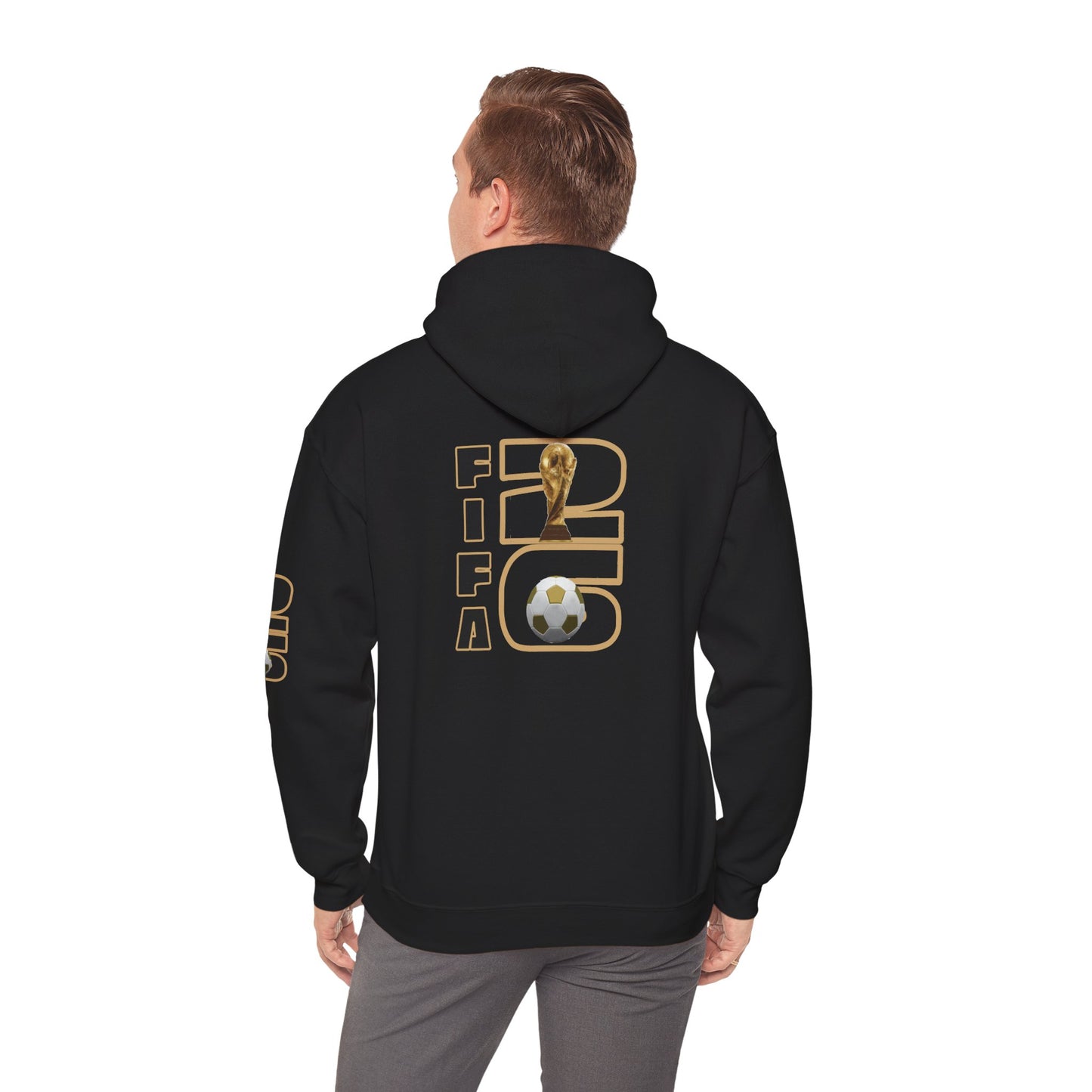 FIFA World Cup Soccer 2026 Hoodie – Soccer Trophy & Ball Graphic Pullover