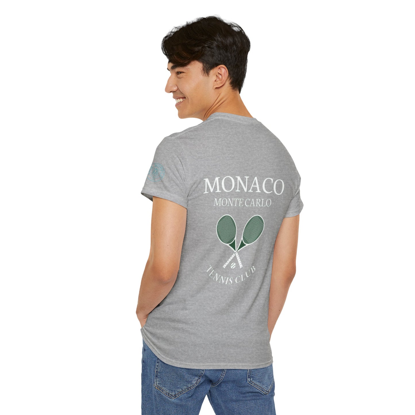 Monaco Monte Carlo Tennis Club T‑Shirt — Vintage Tennis Club Tee