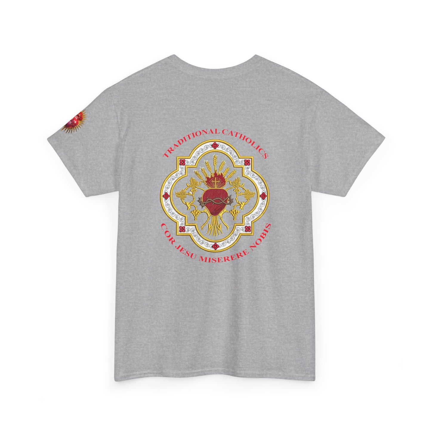 Sacred Heart Catholic Tee — Traditional Devotional Graphic T-Shirt (CT)