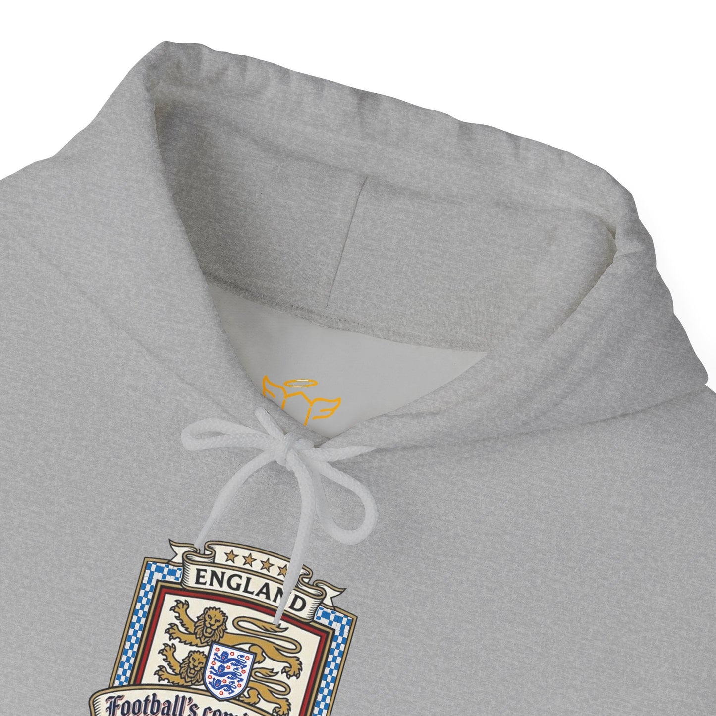 England Football Crest Hoodie - "Football's Coming Home" Soccer Fan Pullover