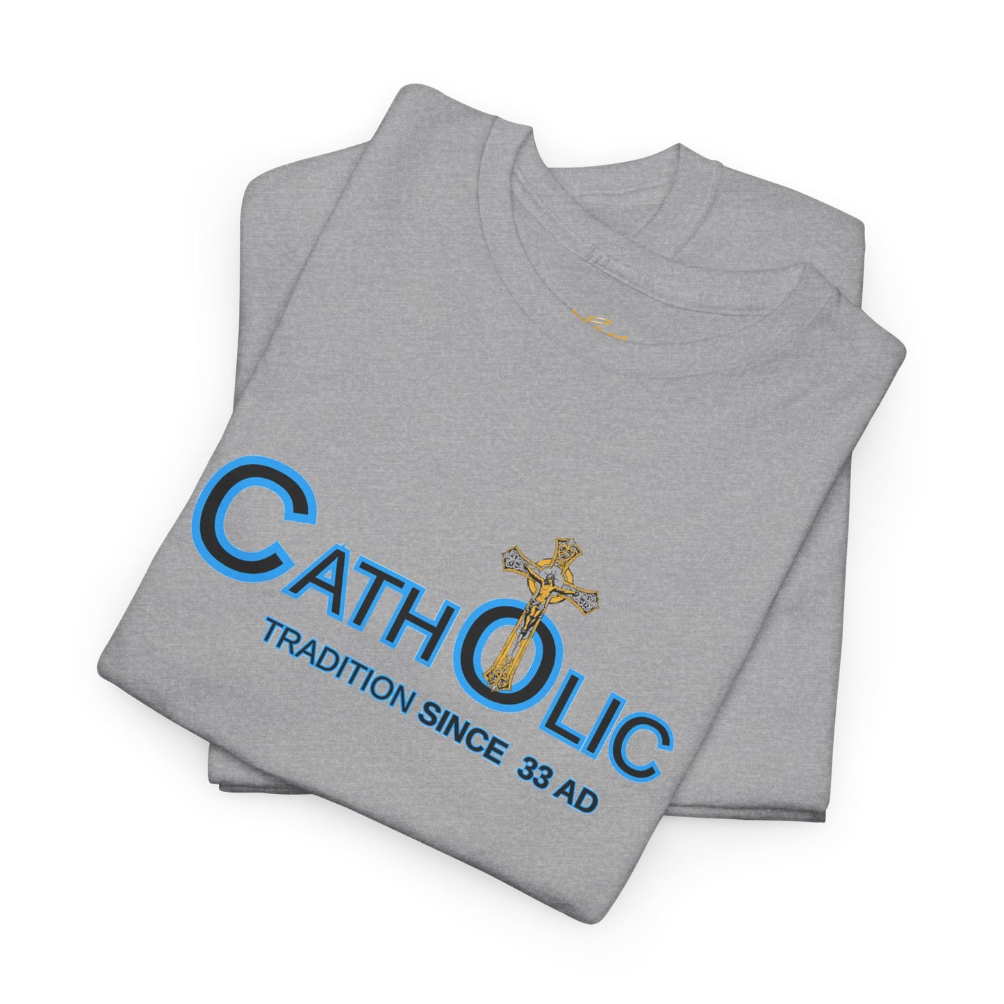 Catholic T‑Shirt "Catholic — Tradition Since 33 AD" — Christian Faith Tee (CT)