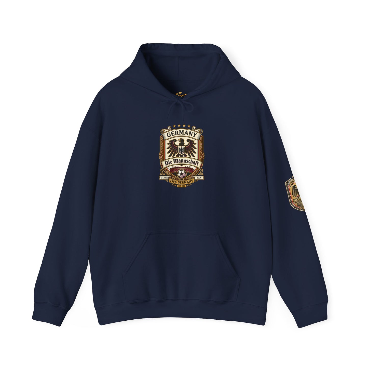 Germany Soccer Die Mannschaft Crest Hoodie – Vintage Germany Soccer Crest Pullover