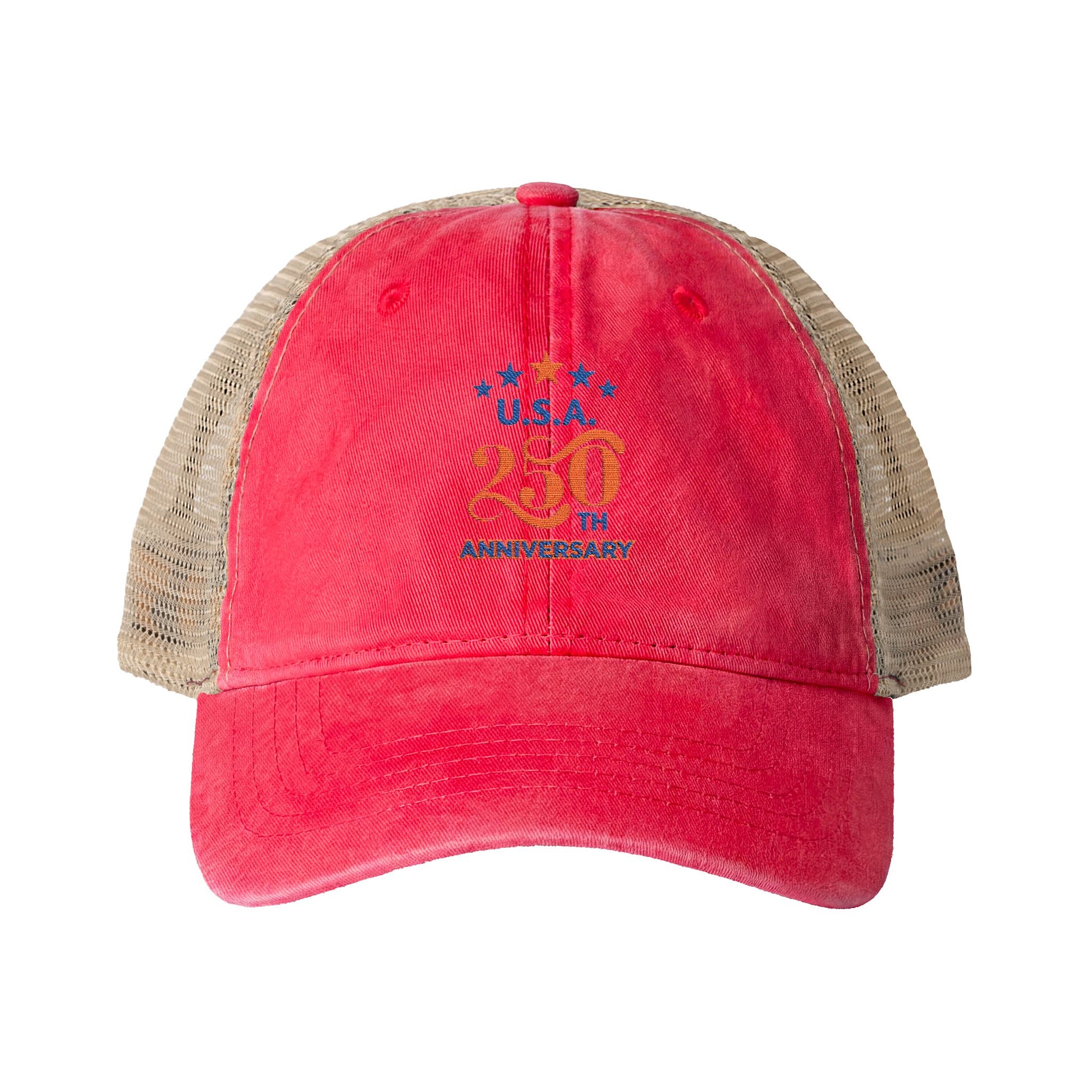 USA 250th ANNIVERSARY Women's Washed Mesh-Back Cap - Trending Novelties & Gifts