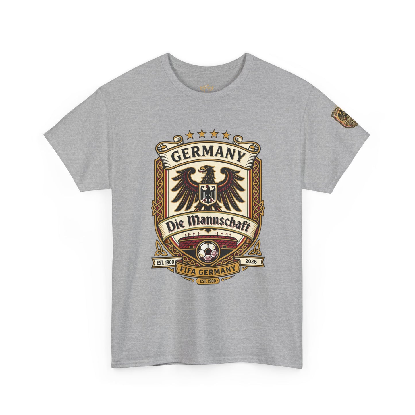 Germany Soccer Crest T-Shirt – "Die Mannschaft" Football Jersey Tee