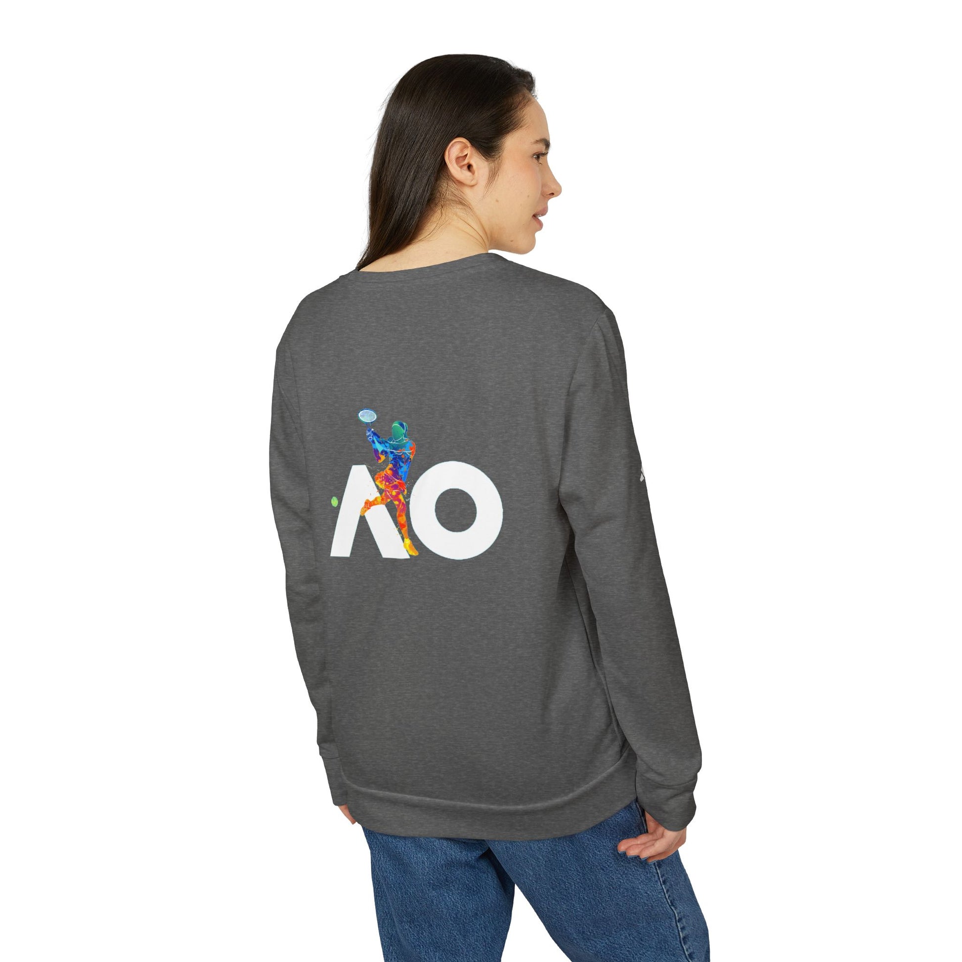 Adidas Tennis Motif Sweatshirt, Adidas sweatshirt, Adidas tennis apparel, Australian Open tennis apparel,