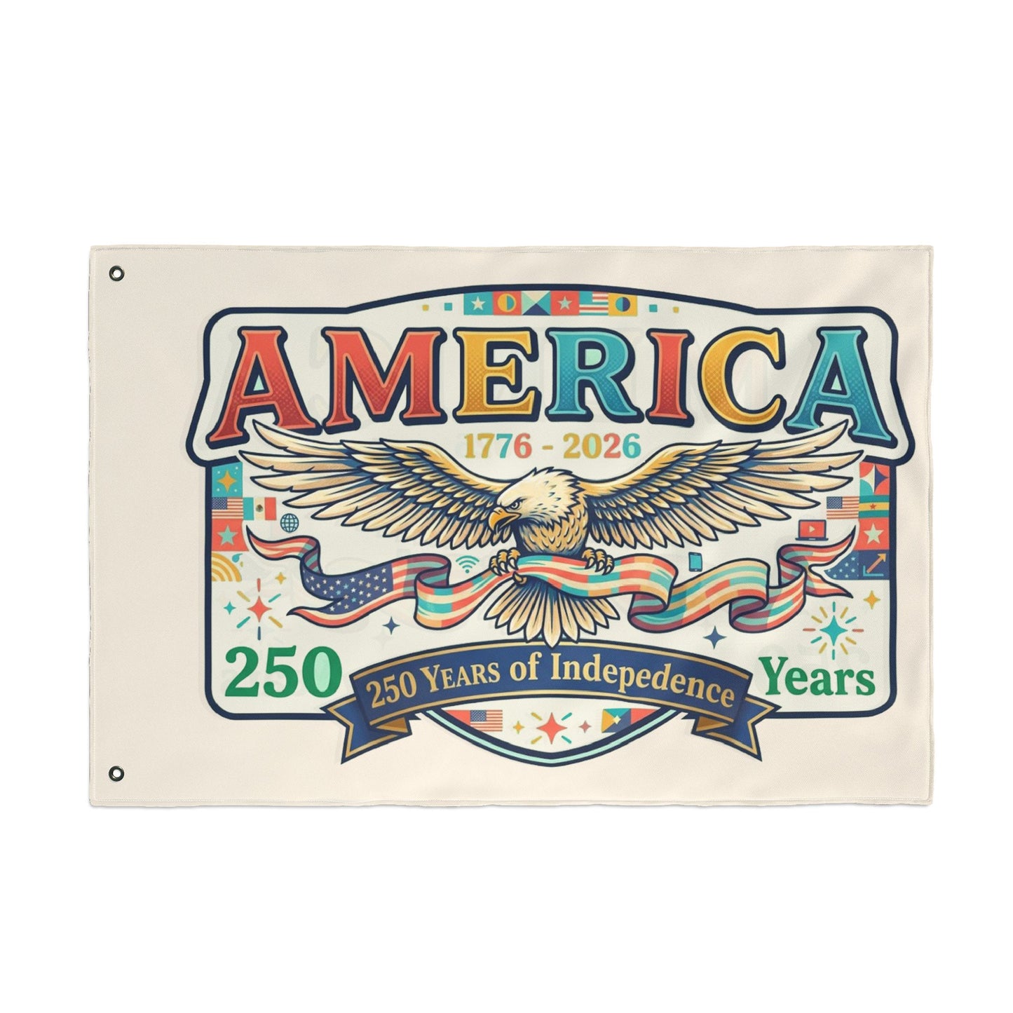 America 250th Anniversary Double-Sided Flag — USA 250th ANNIVERSARY Double-Sided Banner - Trending Novelties & Gifts