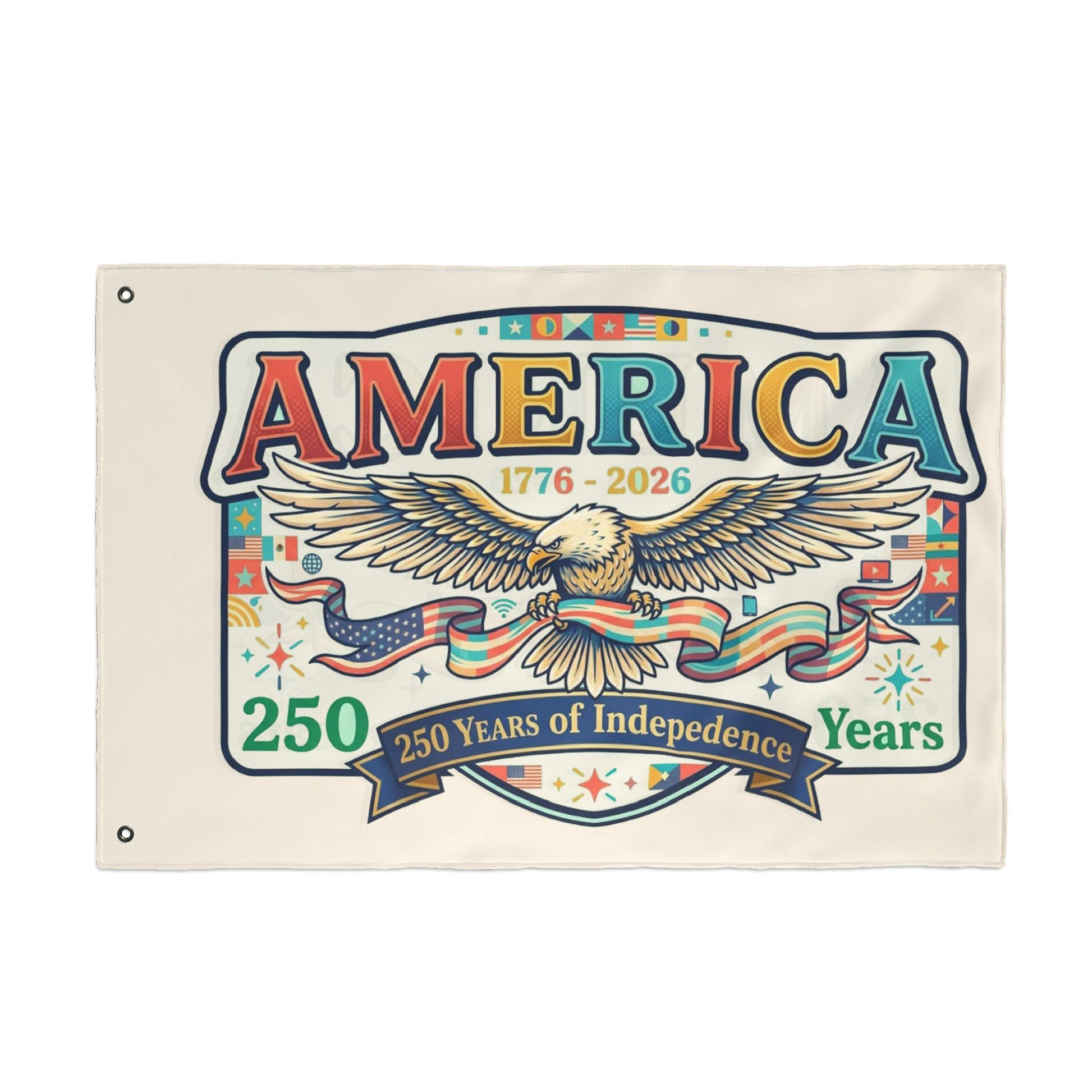 America 250th Anniversary Double-Sided Flag — USA 250th ANNIVERSARY Double-Sided Banner - Trending Novelties & Gifts