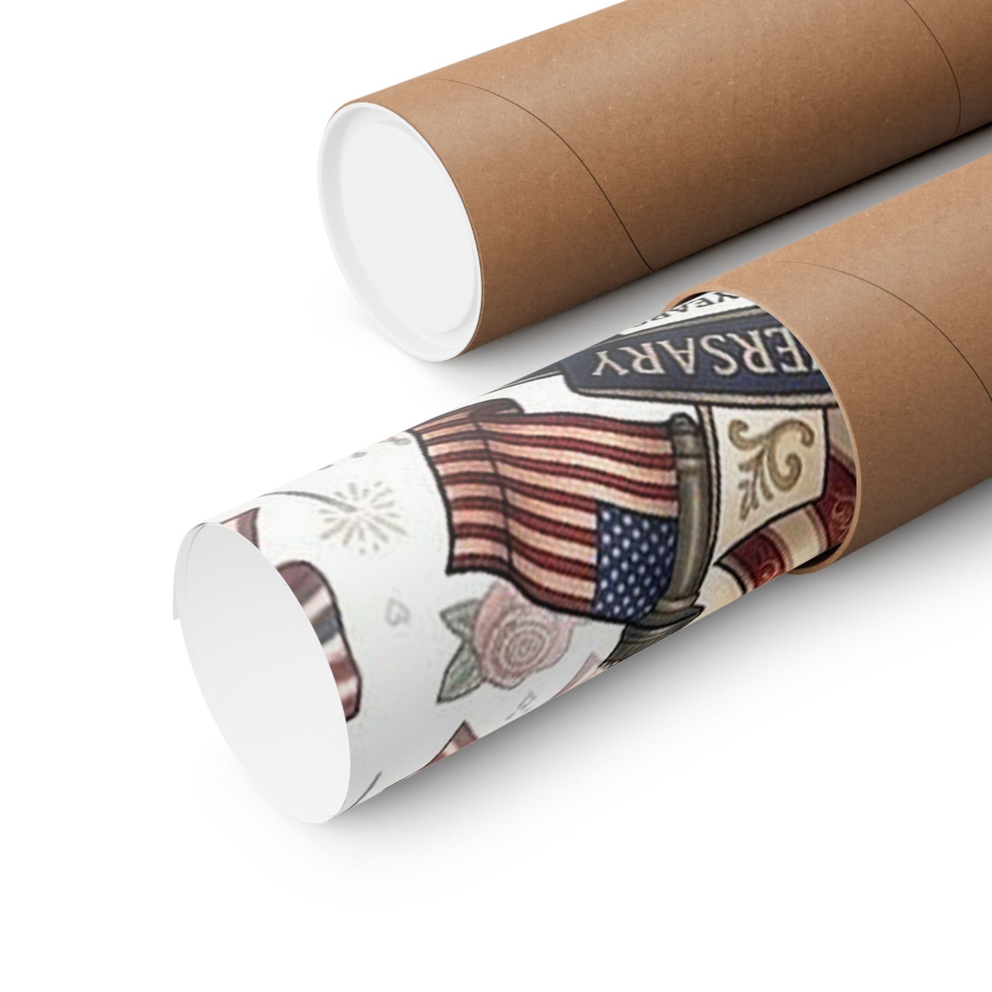 Land of the Free Patriotic Matte Poster — USA 250th Anniversary Bow Wall Art - Trending Novelties & Gifts
