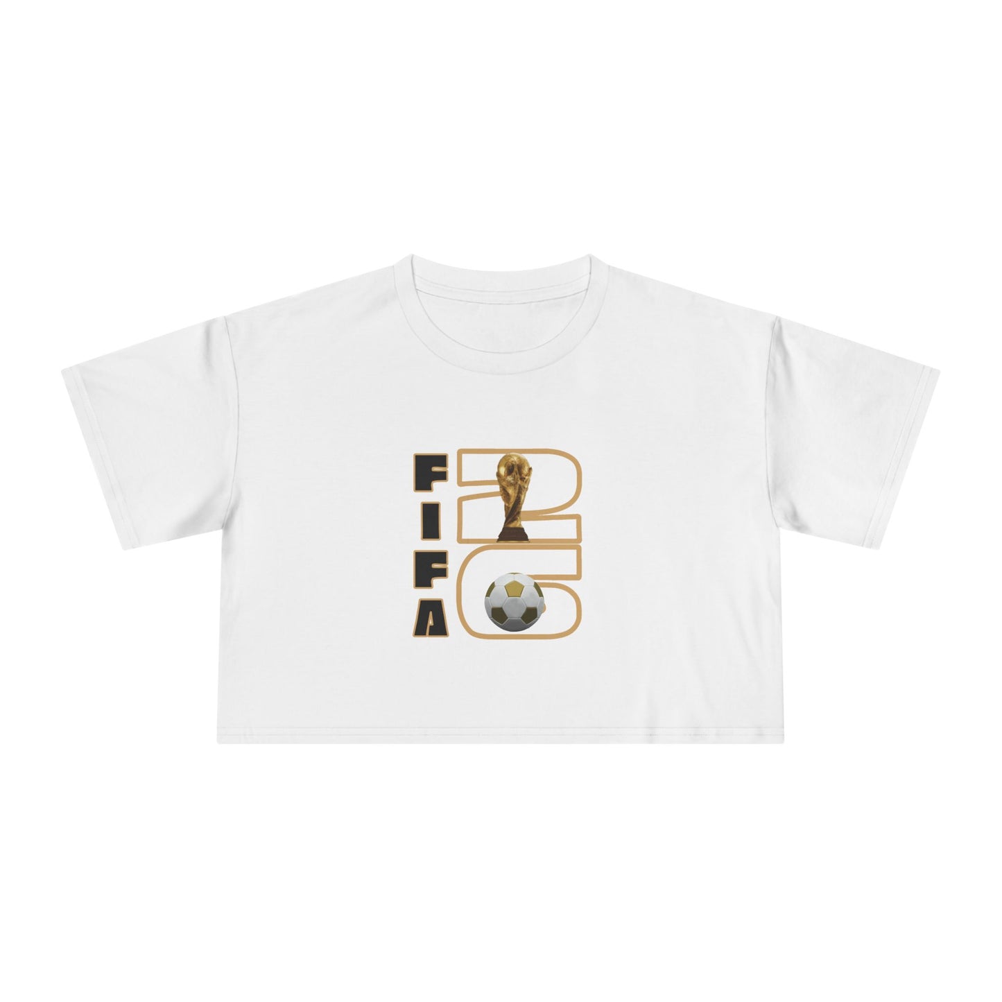Women's Crop Tee — FIFA World Cup Soccer '26 Graphic