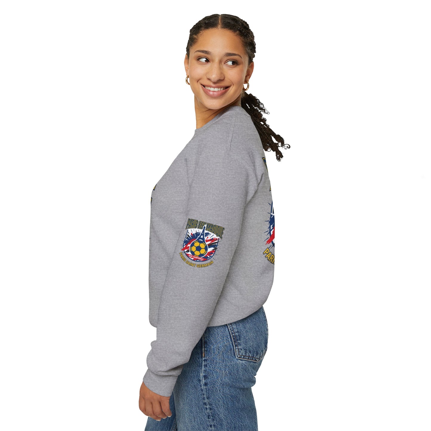 Paris Saint Germain Soccer Crest Sweatshirt | Paris Saint Germain soccer fans Sweatshirt - Trending Novelties & Gifts