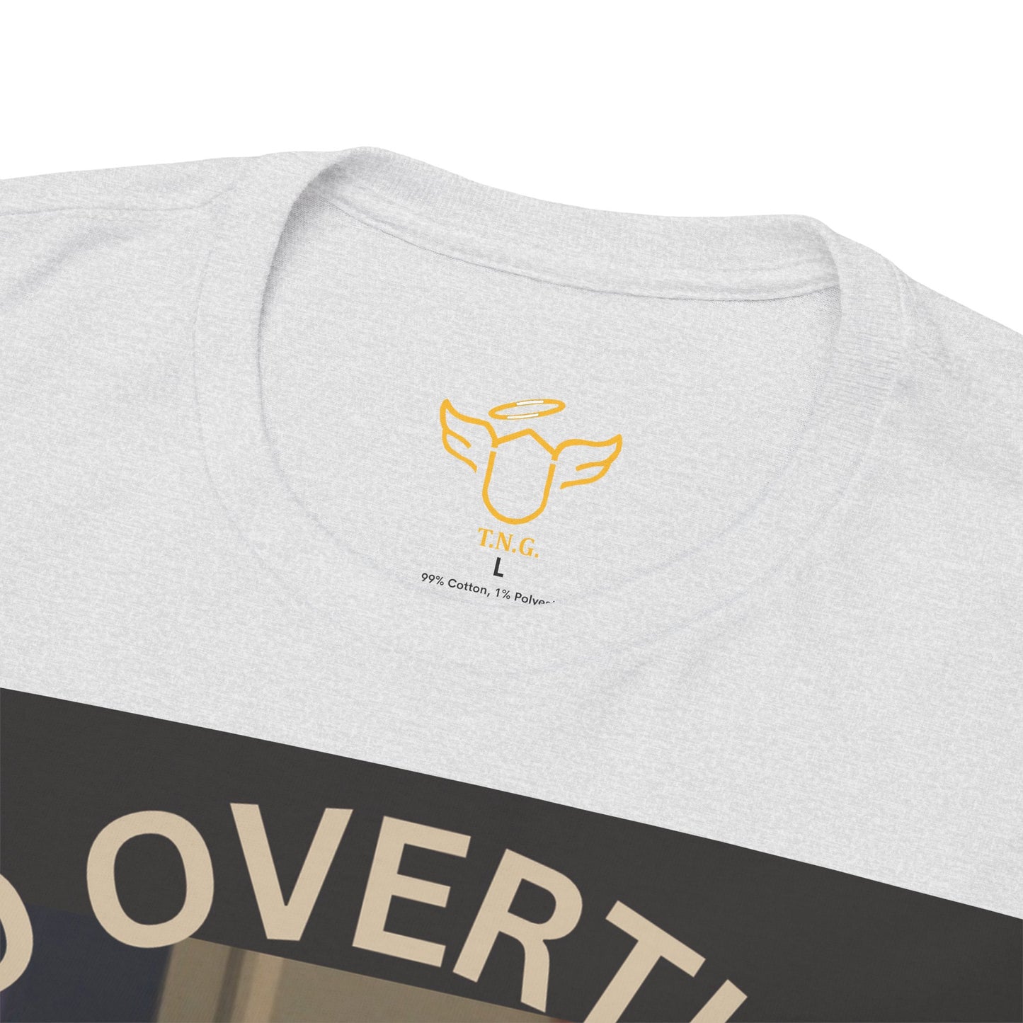 Coffee Lover's T-Shirt - 'No Overtime Without Coffee'