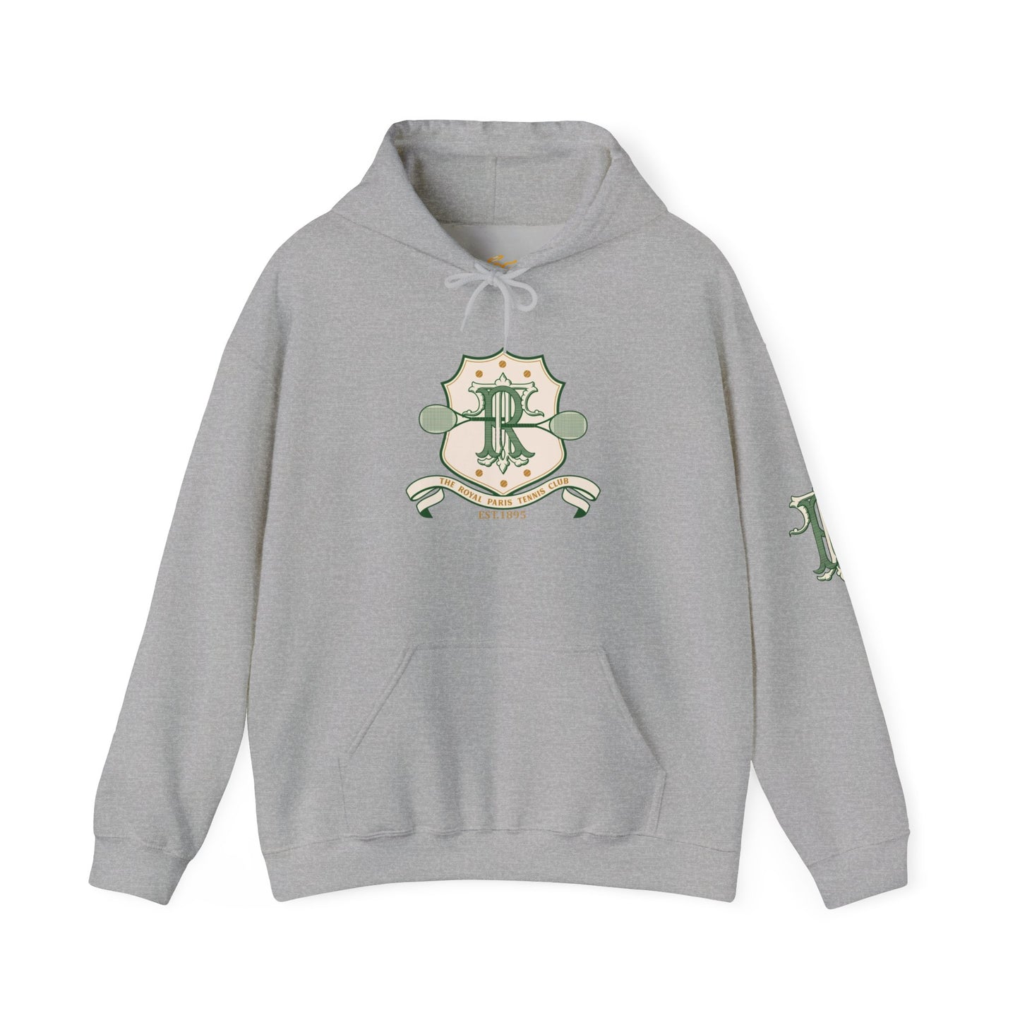 The Royal Paris Tennis Club Hoodie – Vintage Tennis  Crest Pullover