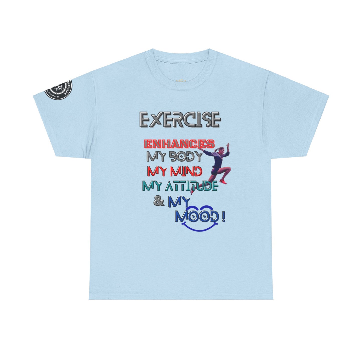 Fitness Quotes Gym Wear Unisex Heavy Cotton Tee 3. FQT