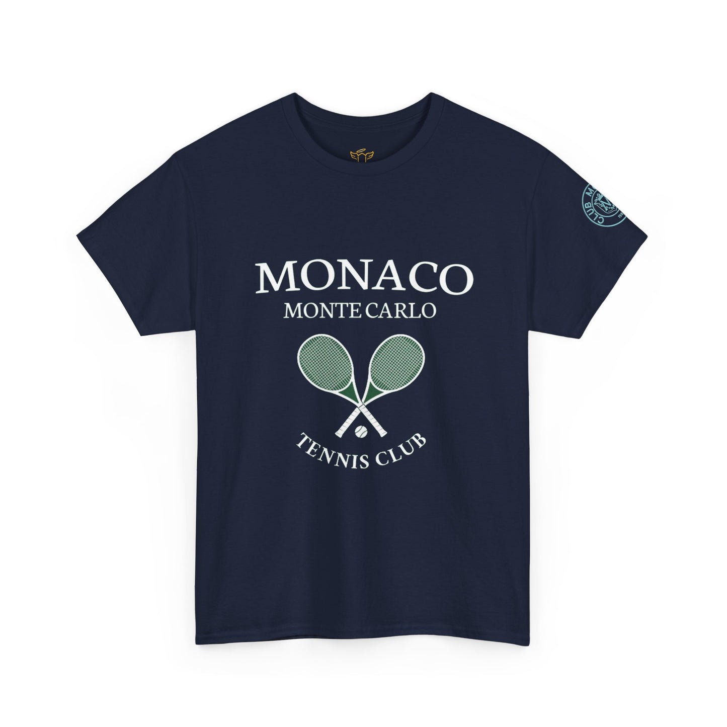 Monaco Monte Carlo Tennis Club T‑Shirt — Vintage Tennis Club Tee