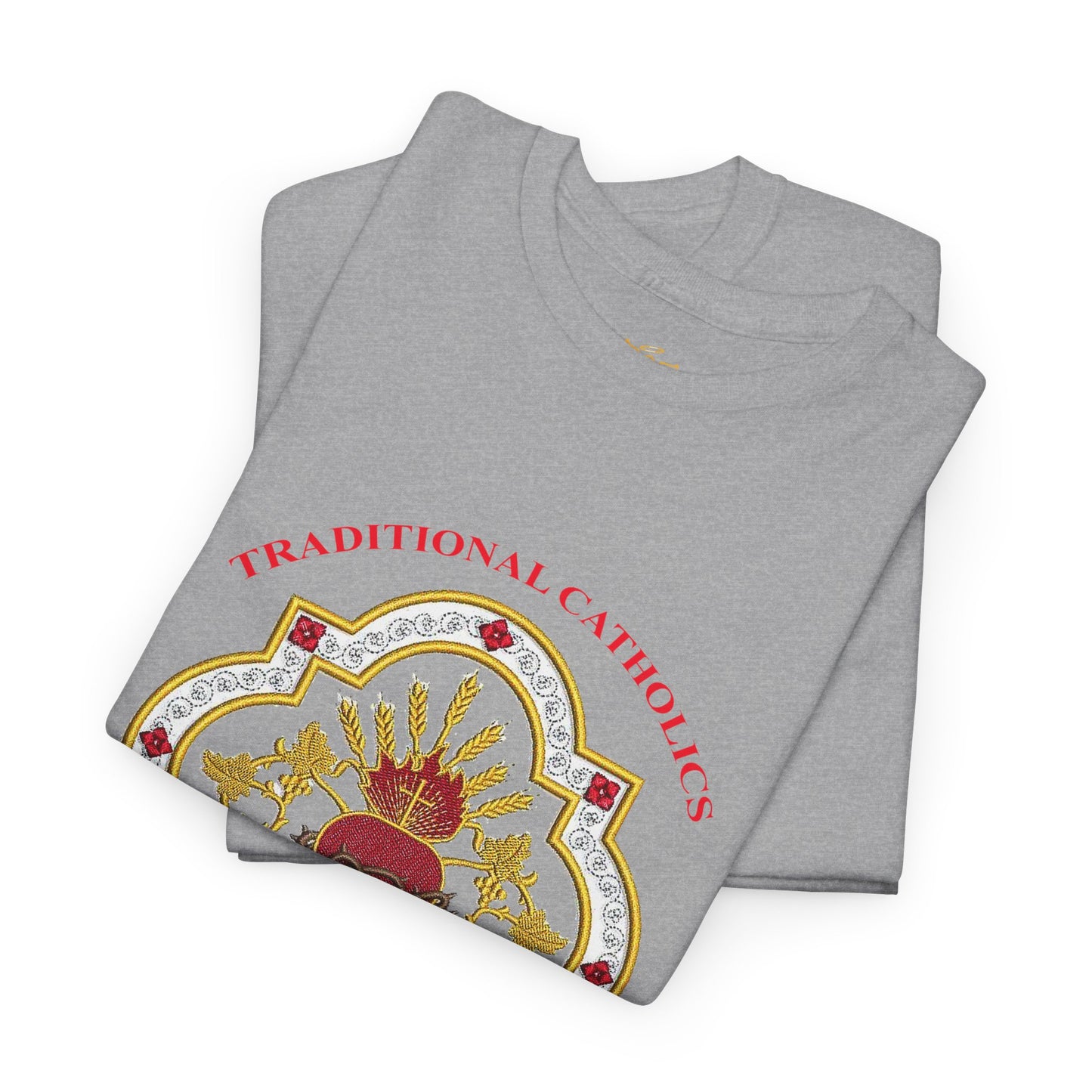 Sacred Heart Catholic Tee — Traditional Devotional Graphic T-Shirt (CT)
