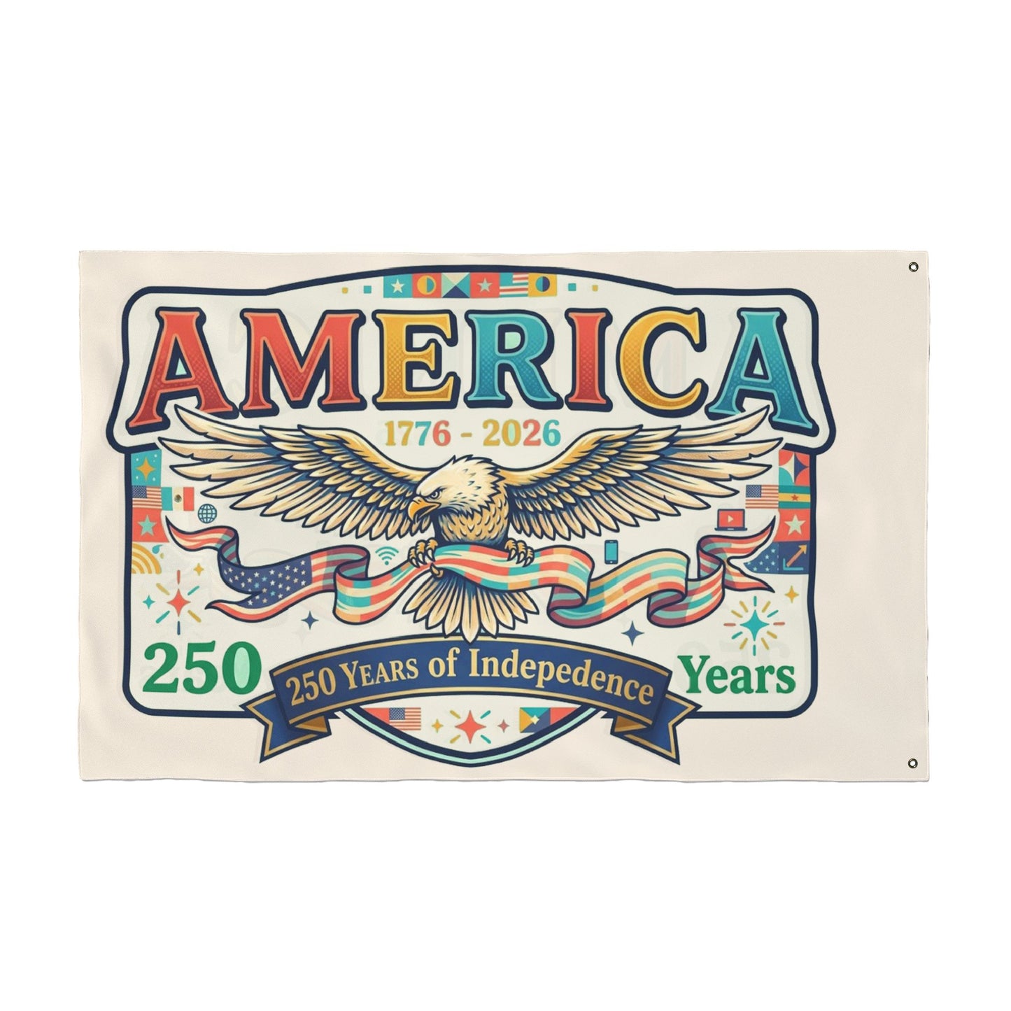 America 250th Anniversary Double-Sided Flag — USA 250th ANNIVERSARY Double-Sided Banner - Trending Novelties & Gifts