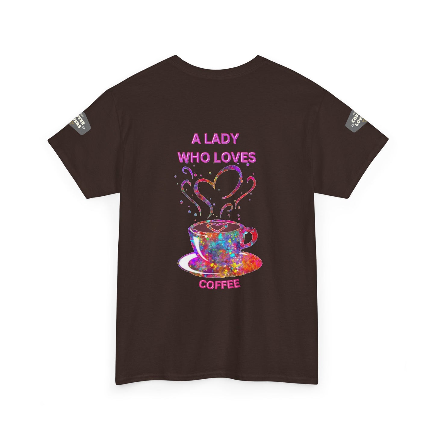 Coffee Lover Cotton Tee - For Women Who Love Coffee