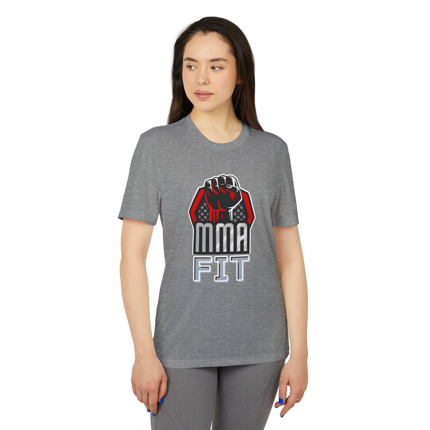 Adidas Sports T-shirt for MMA Fans, Adidas t-shirt, t-shirts with MMA logo design,