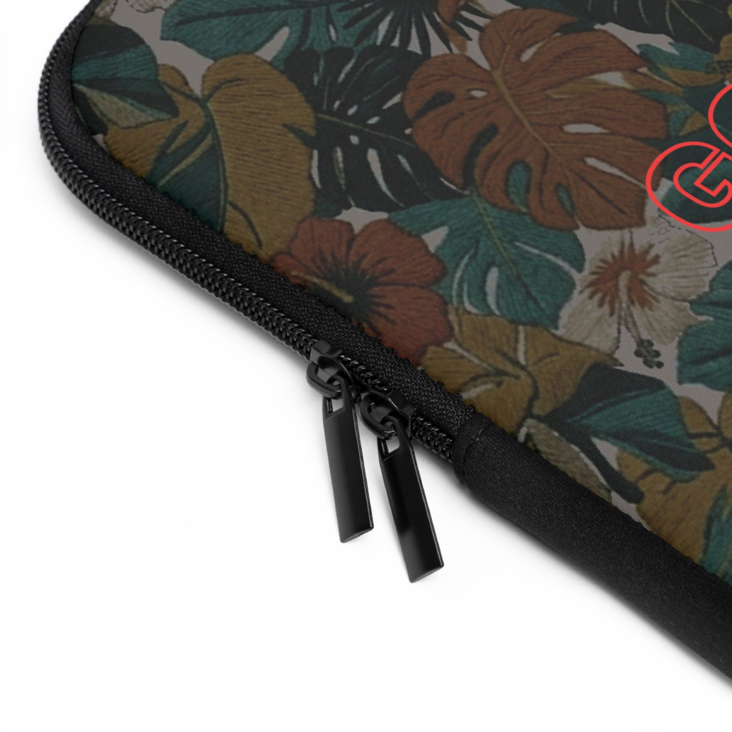 Good Vibes Tropical Laptop Sleeve — Summer Midnight Floral Protective Case - Trending Novelties & Gifts