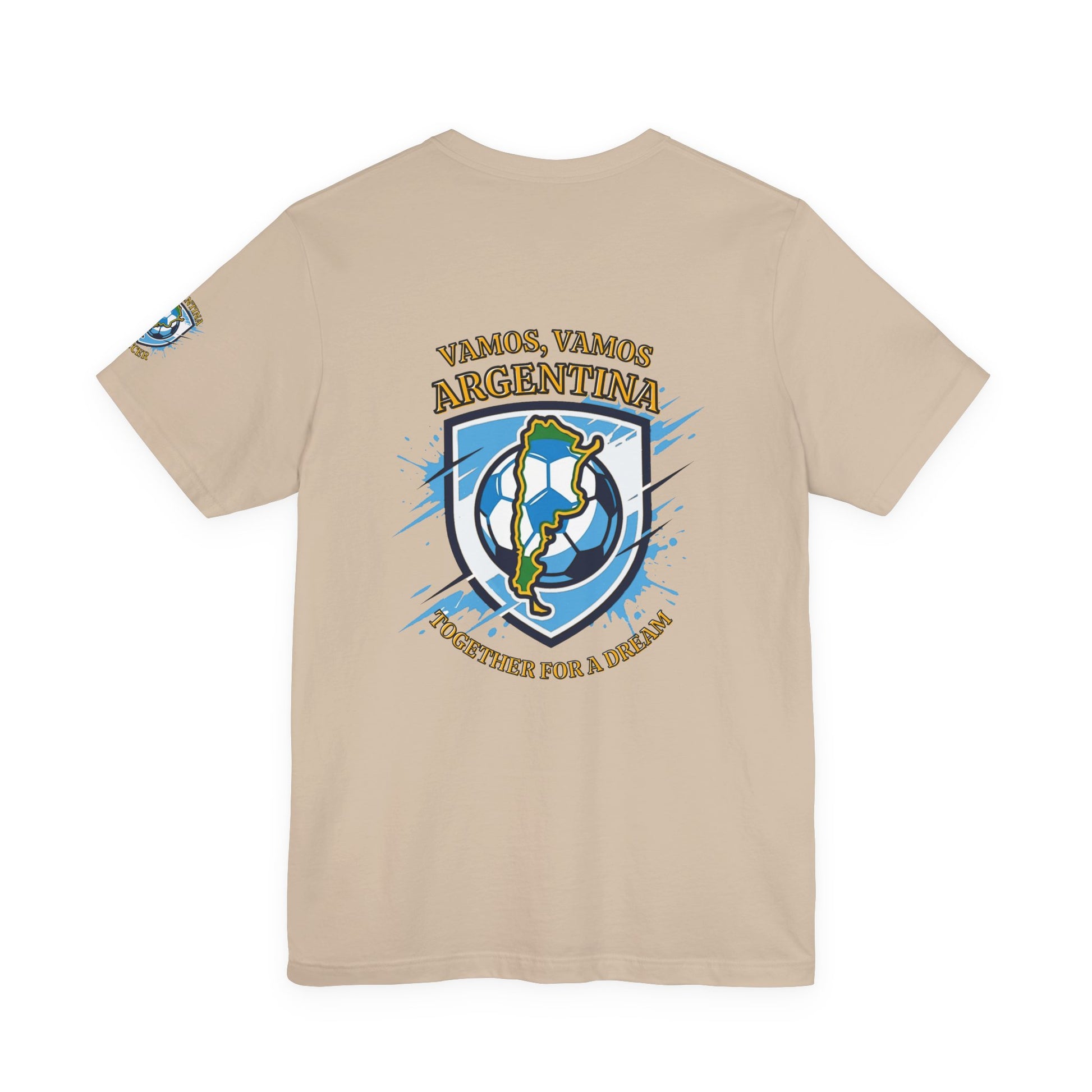 Argentina Soccer T-Shirt - "Vamos, Vamos Argentina" Together for a Dream Fan Tee - Trending Novelties & Gifts