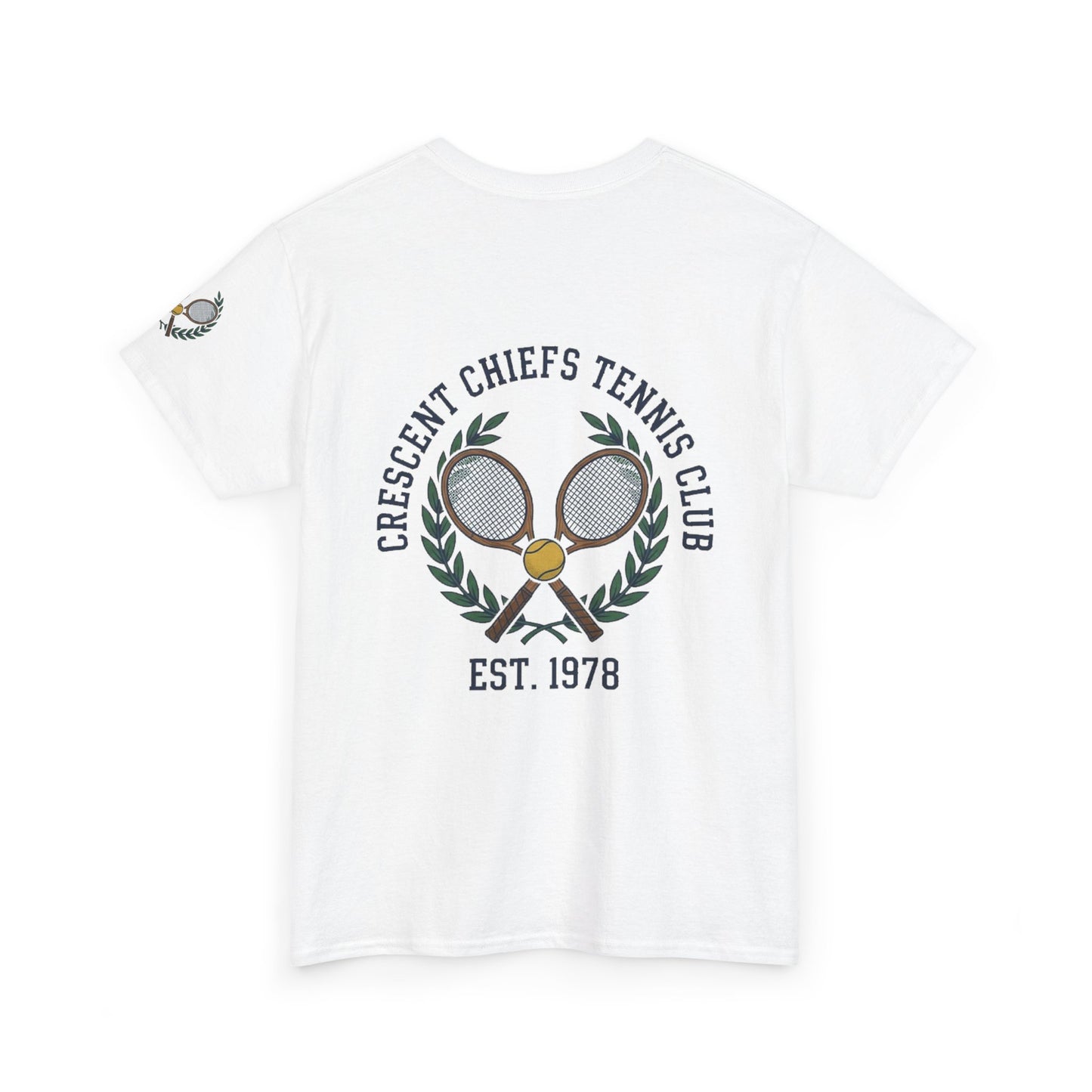 Vintage Tennis T-Shirt — Crescent Chiefs Tennis Club Est. 1978