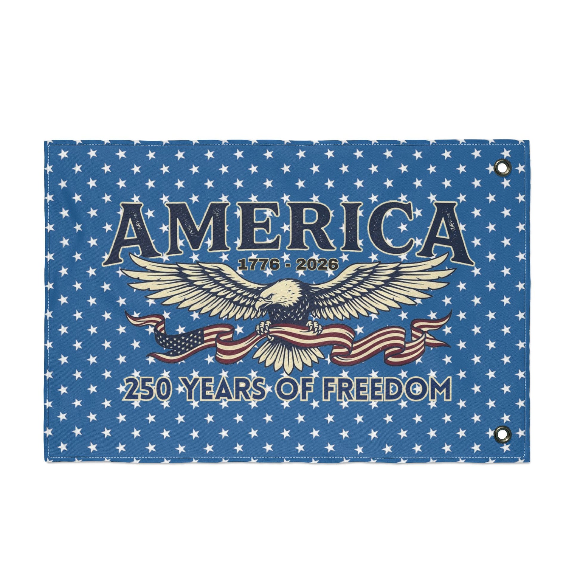 America 250 Years of Freedom Double-Sided Flag with Eagle | USA 250th ANNIVERSARY Double-Sided Flag - Trending Novelties & Gifts