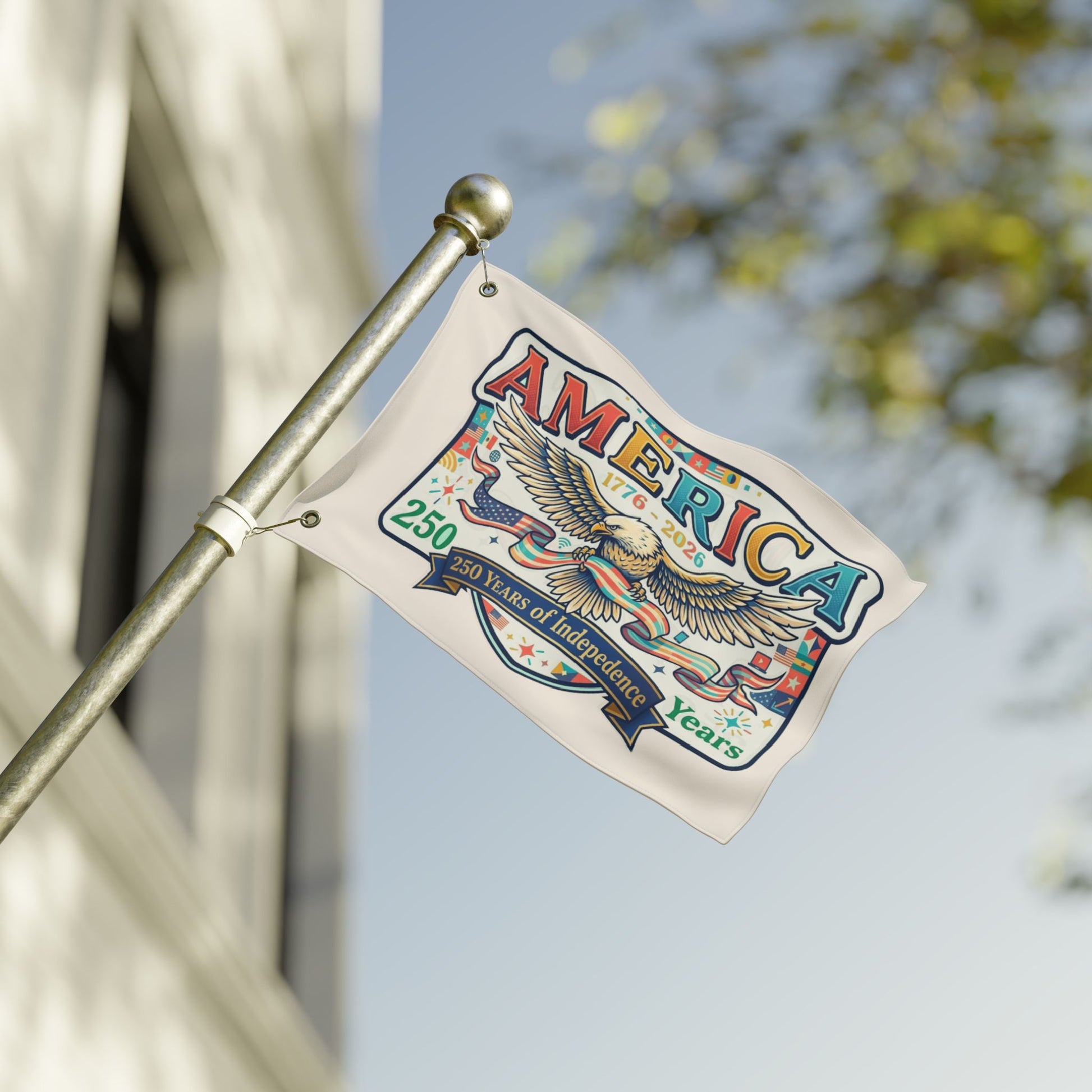America 250th Anniversary Double-Sided Flag — USA 250th ANNIVERSARY Double-Sided Banner - Trending Novelties & Gifts