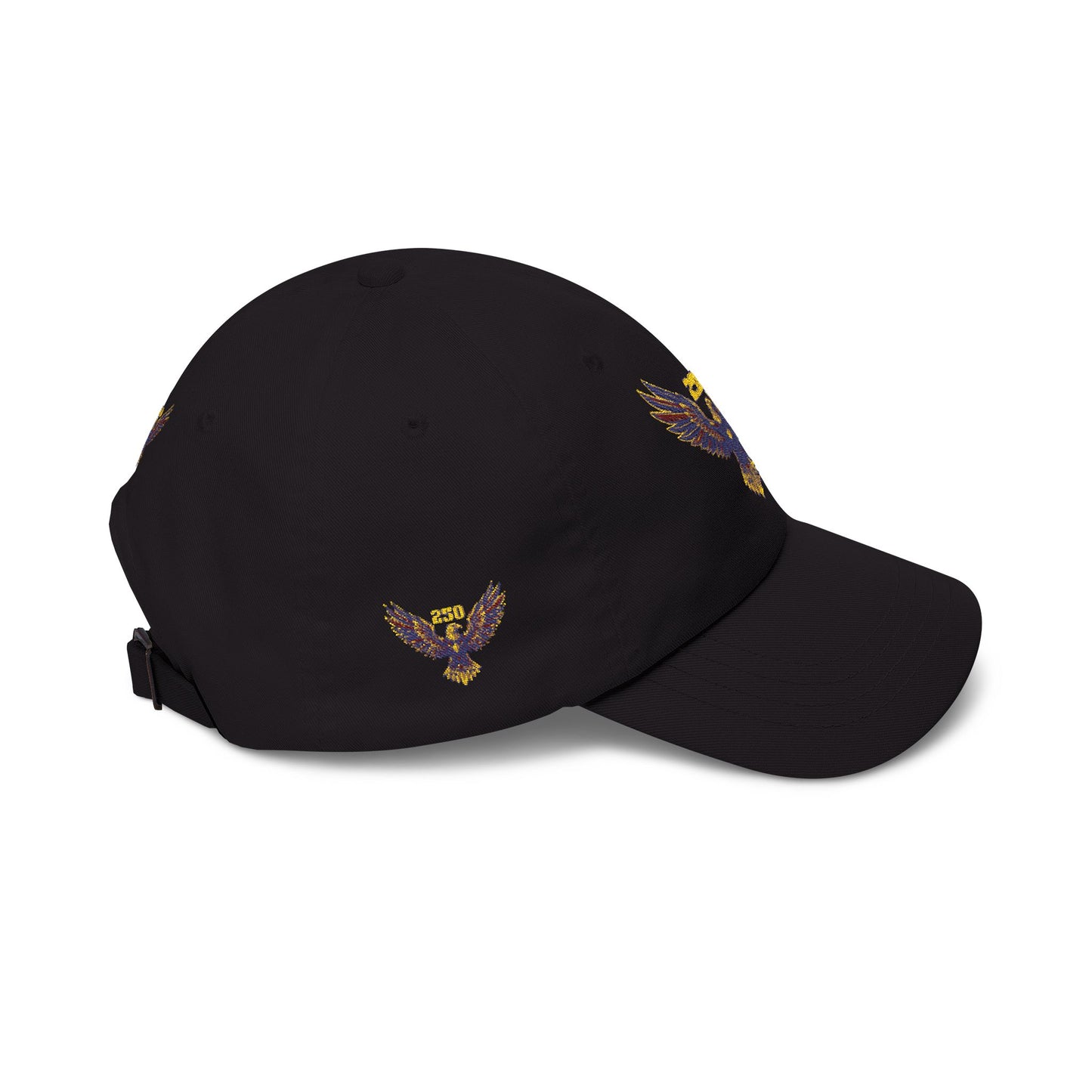 Embroidered Eagle Dad Cap — Vintage Patriot Baseball Cap (USA 250th)