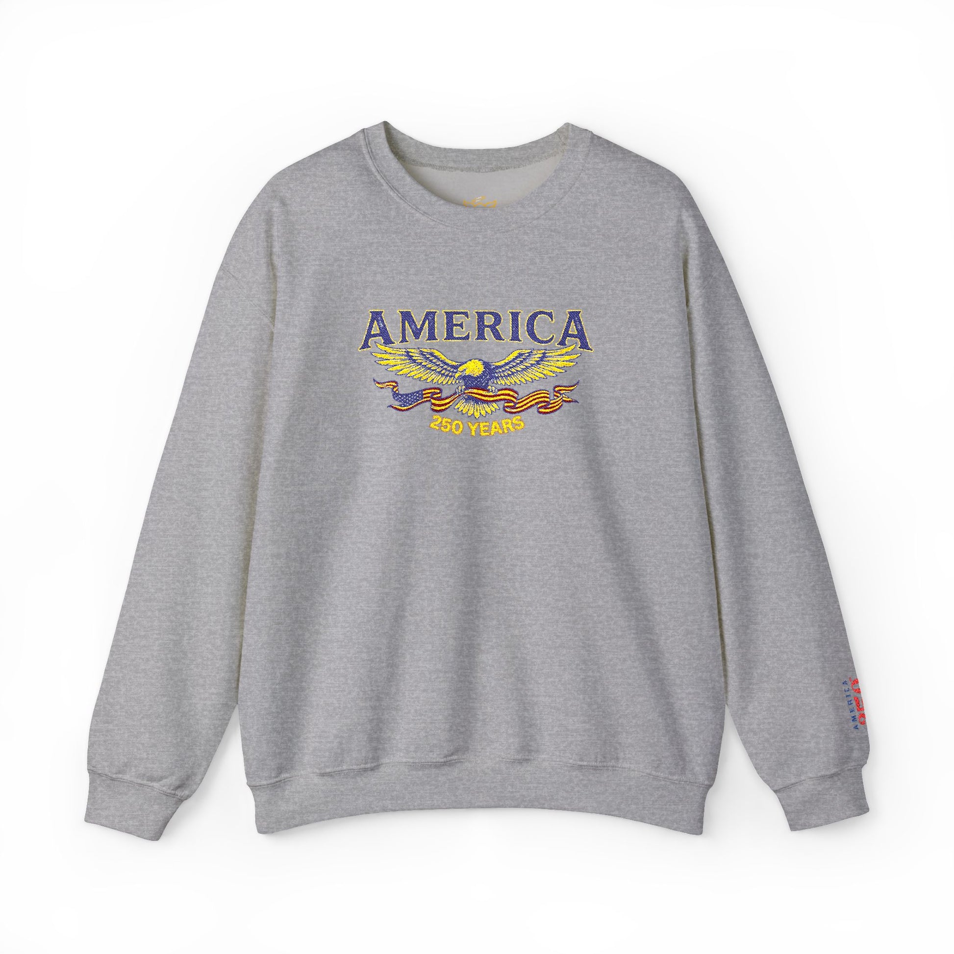 USA 250th American Eagle Crewneck Sweatshirt — USA 250th Vintage Patriotic Pullover - Trending Novelties & Gifts