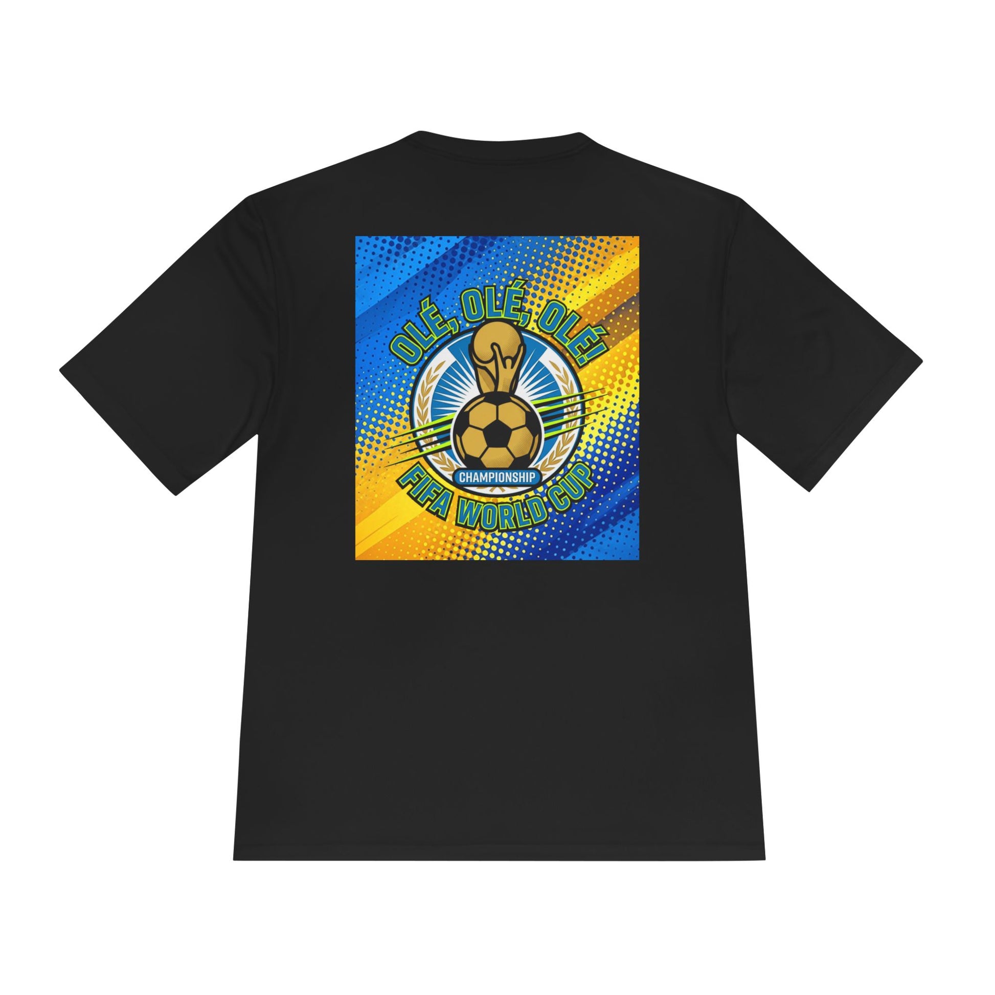 World Cup Soccer Moisture-Wicking Tee — "Ole Ole Ole" Graphic Tee - Trending Novelties & Gifts