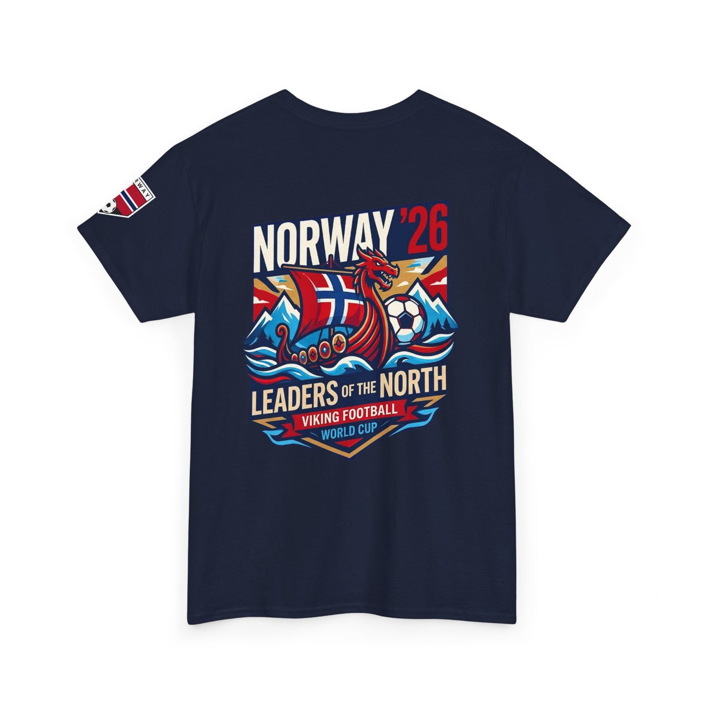 Leaders of the North: Norway '26 Soccer Fan Tee