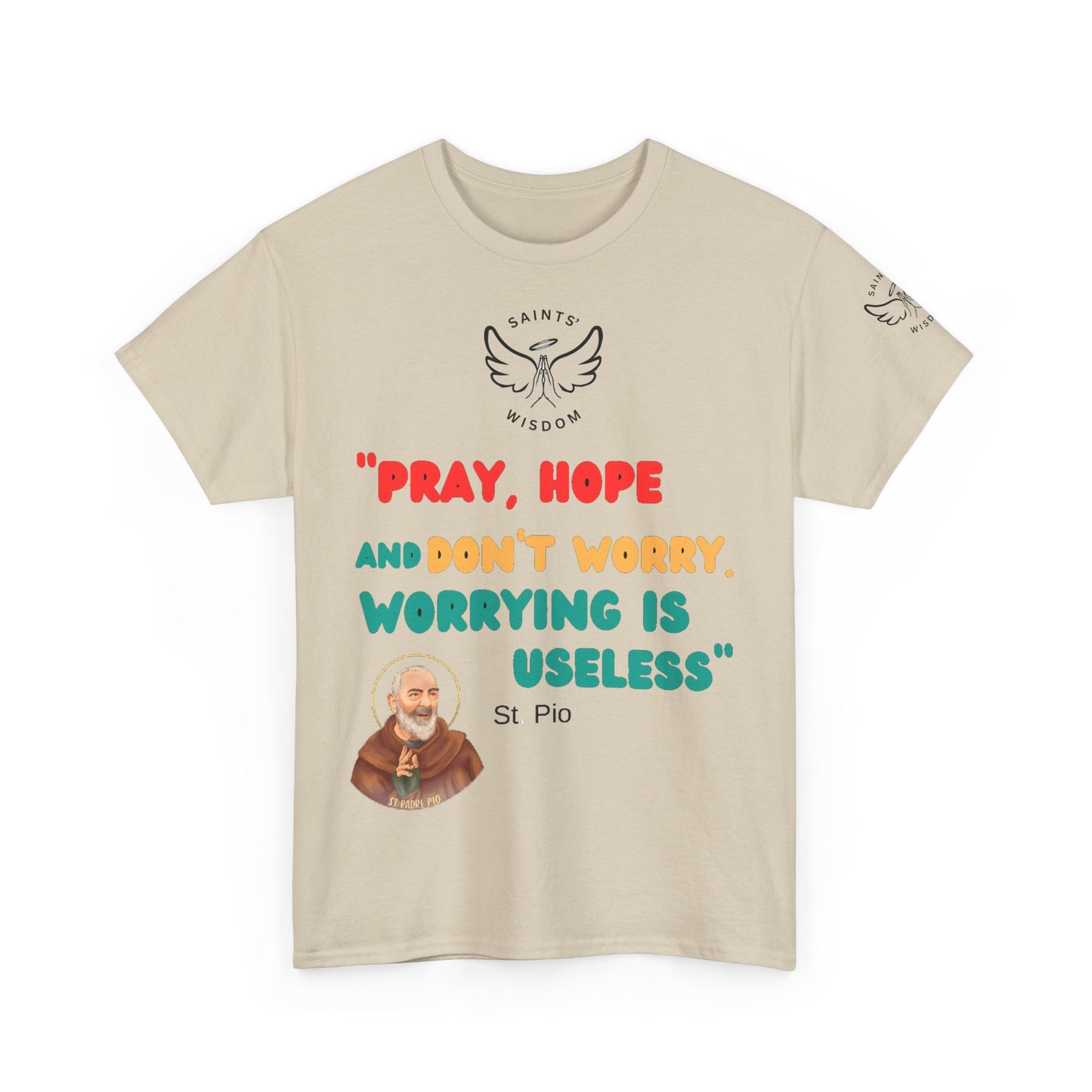 St Padre Pio Quote T-Shirt (CT)