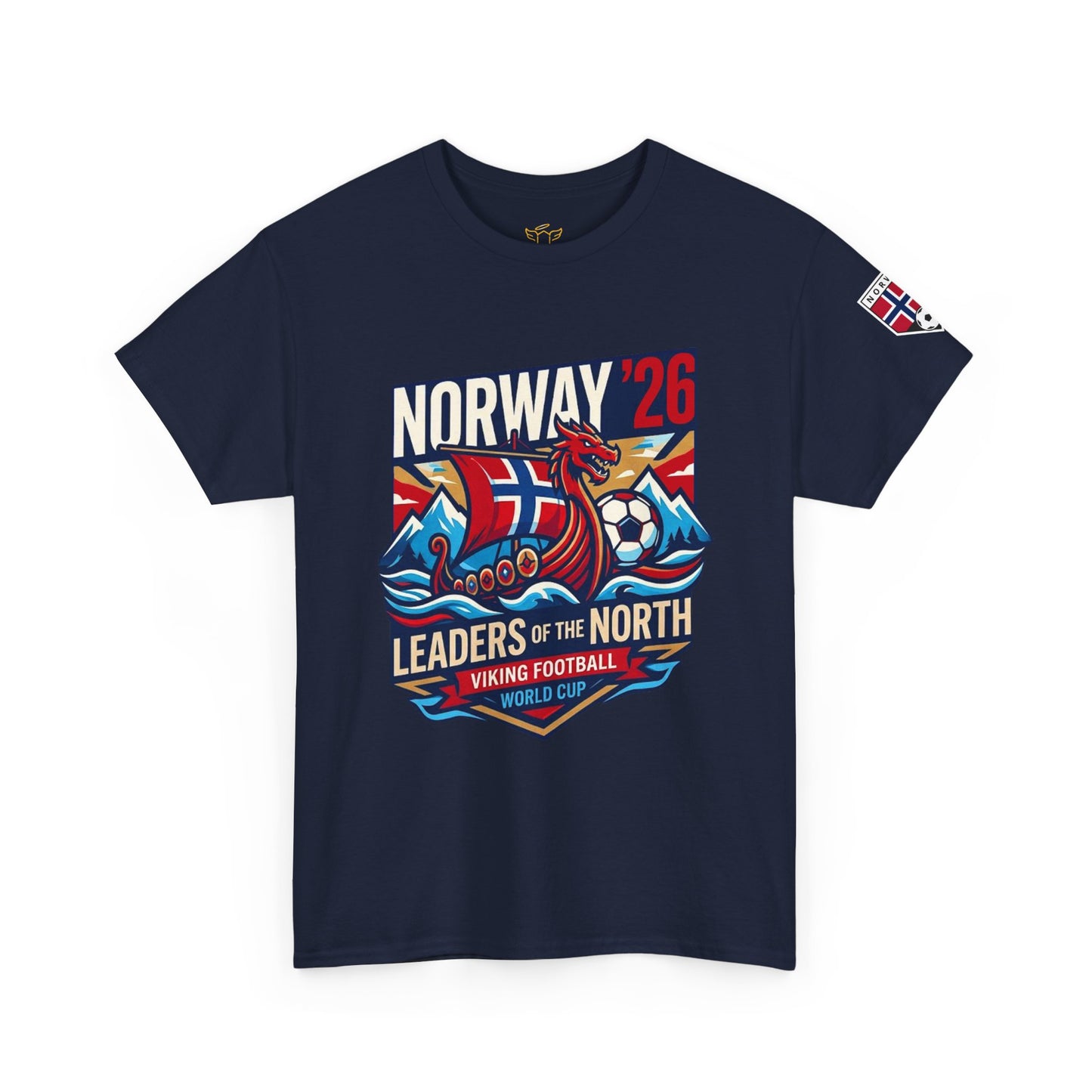 Leaders of the North: Norway '26 Soccer Fan Tee