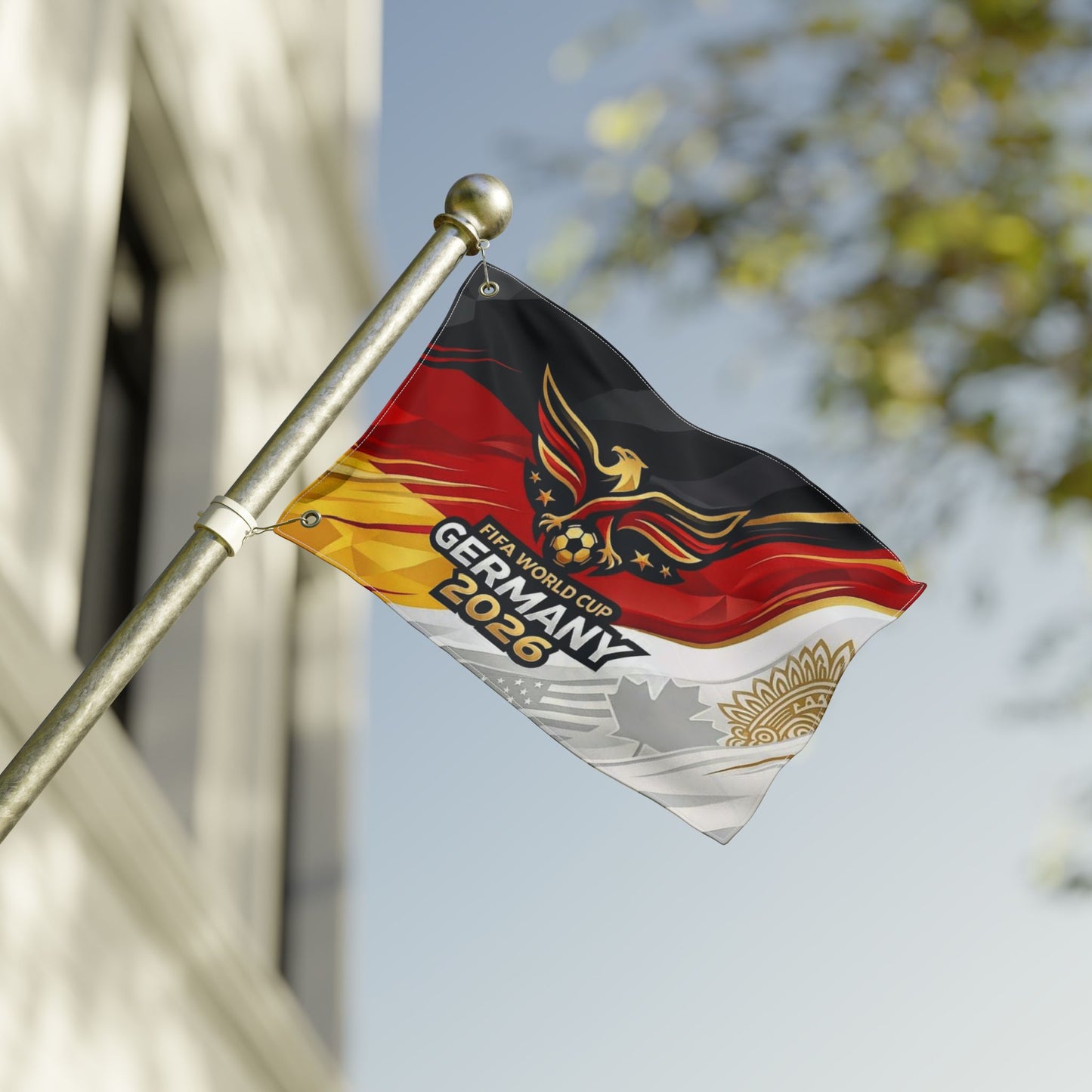 Germany 2026 FIFA World Cup Double-Sided Flag - Germany Soccer 2026 Supporter Banner