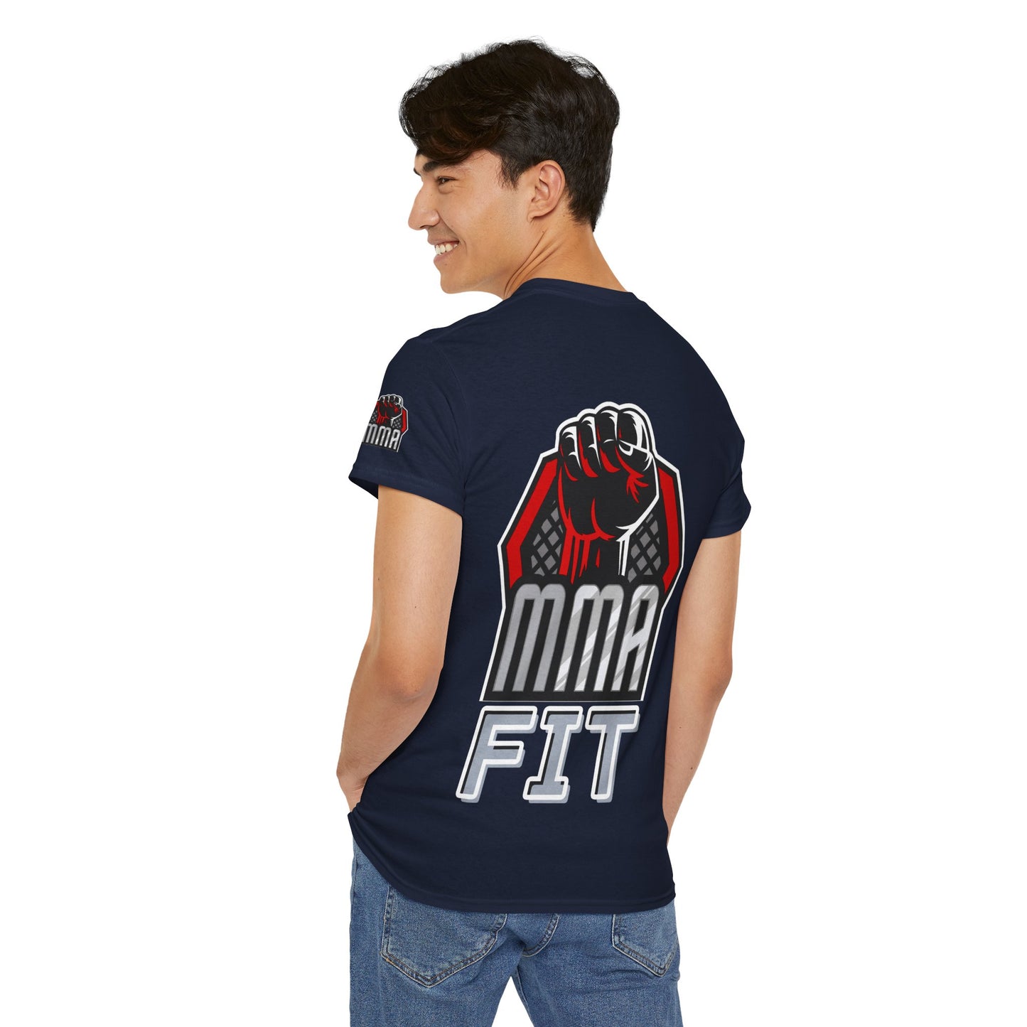 MMA Fitness Quotes - MMA FIT Cotton T-shirt. FQT