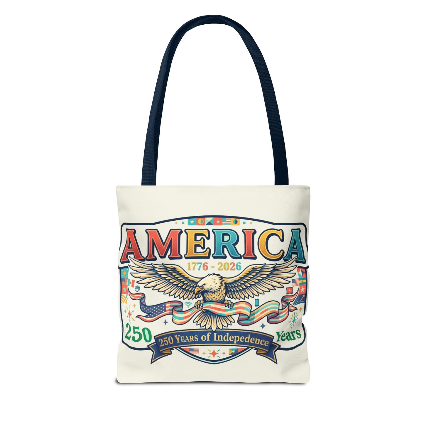 USA 250th ANNIVERSARY Tote Bag — America's 250th ANNIVERSARY Patriotic Eagle Tote - Trending Novelties & Gifts