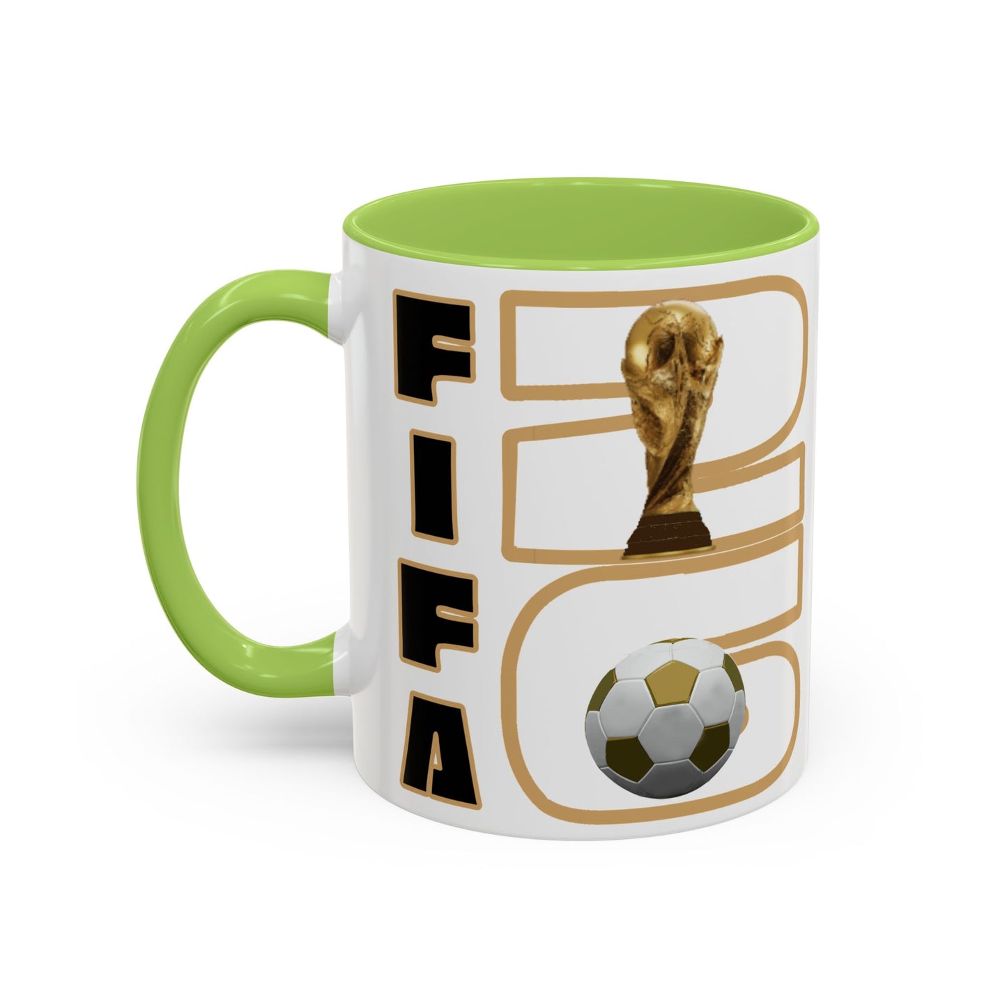 FIFA World Cup '26 Coffee Mug — Soccer Trophy & Ball Graphic 11/15oz - Trending Novelties & Gifts