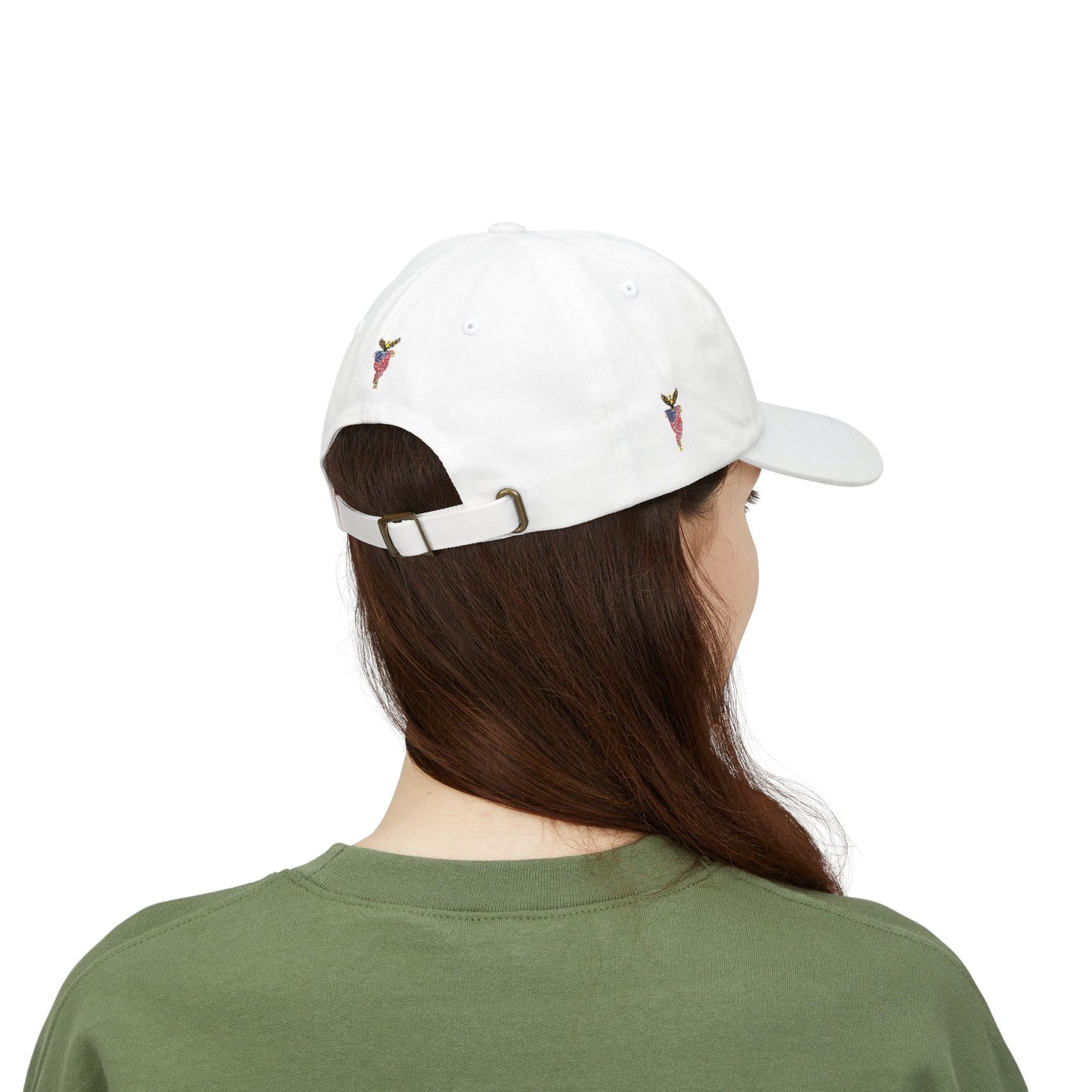 Patriotic Eagle Dad Cap — American Flag Embroidered Cap (USA 250th)