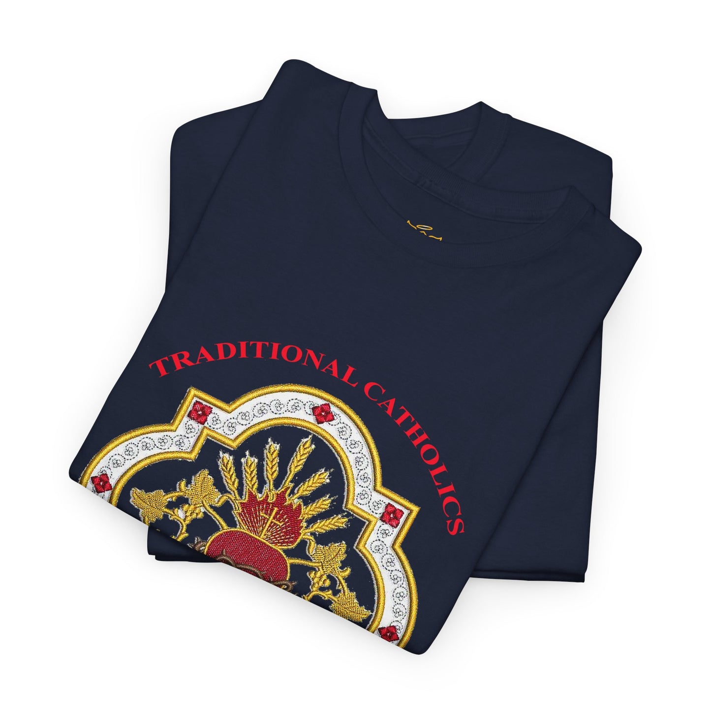 Sacred Heart Catholic Tee — Traditional Devotional Graphic T-Shirt (CT)