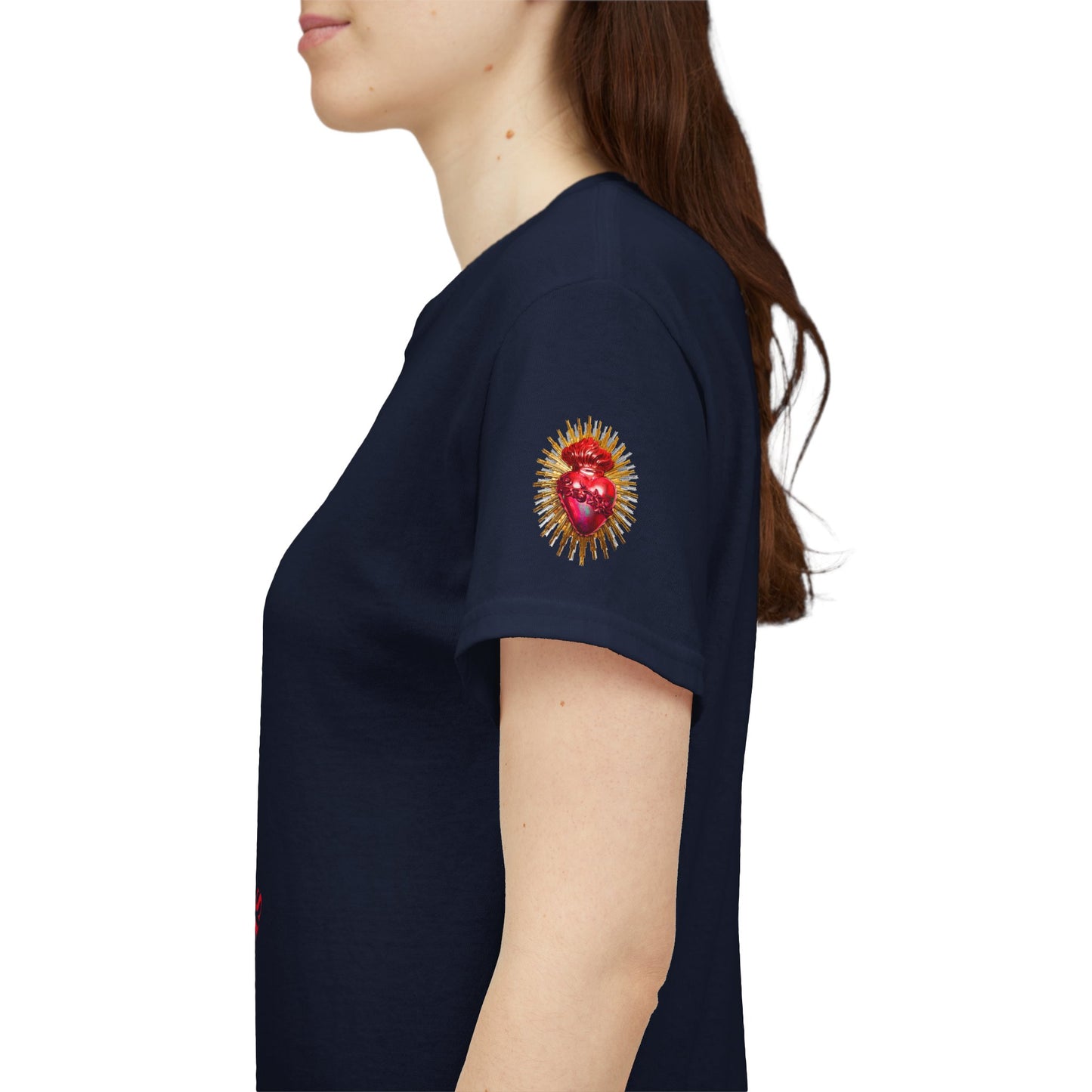 Sacred Heart Catholic Tee — Traditional Devotional Graphic T-Shirt (CT)