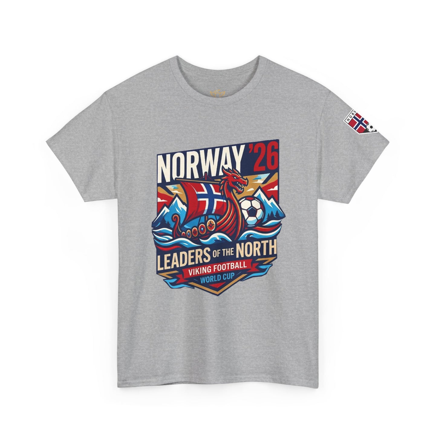 Leaders of the North: Norway '26 Soccer Fan Tee