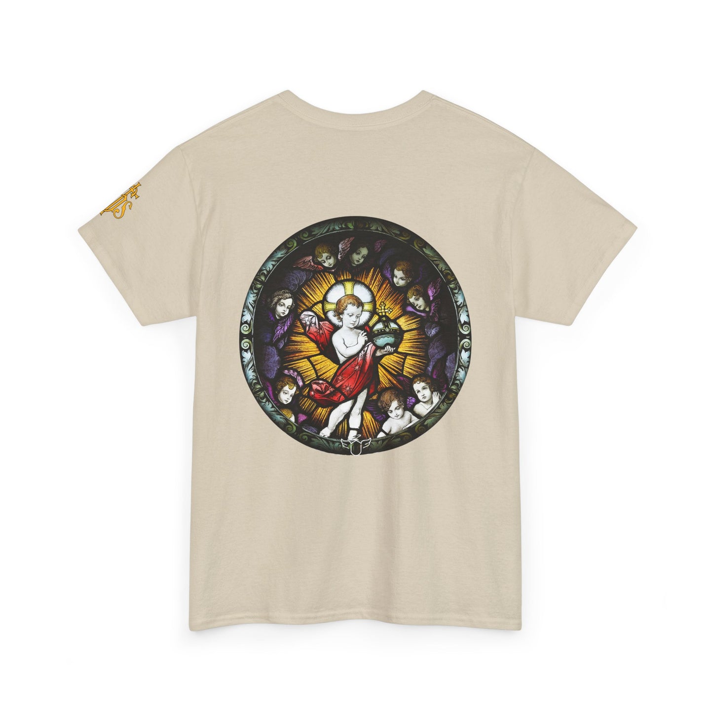 Baby Jesus Tee — Christian Stained Glass Graphic T‑Shirt (CT)