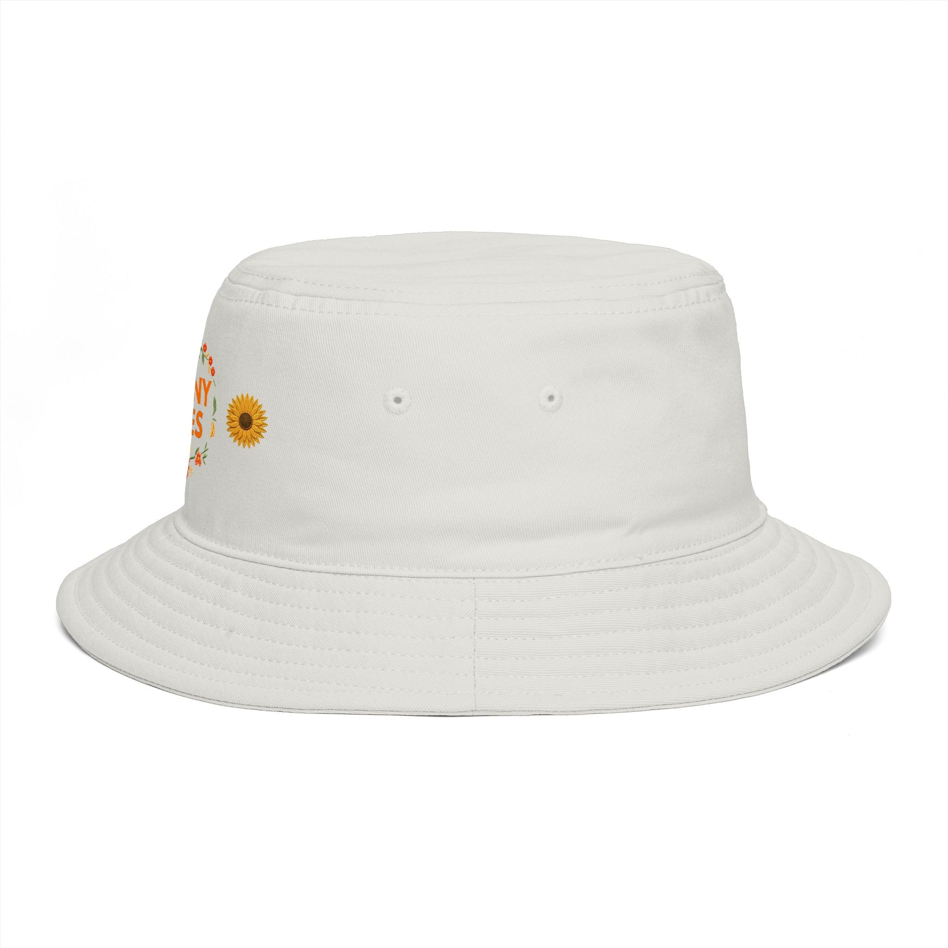 Bucket Hat — Sunny Vibes Floral Sunflower Summer Beach Accessory - Trending Novelties & Gifts
