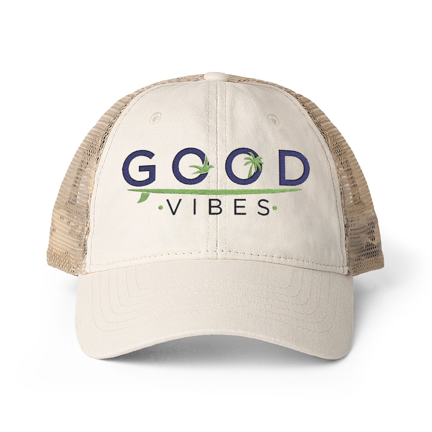 Women's Washed Mesh-Back Cap, Summer Cap - Trending Novelties & Gifts