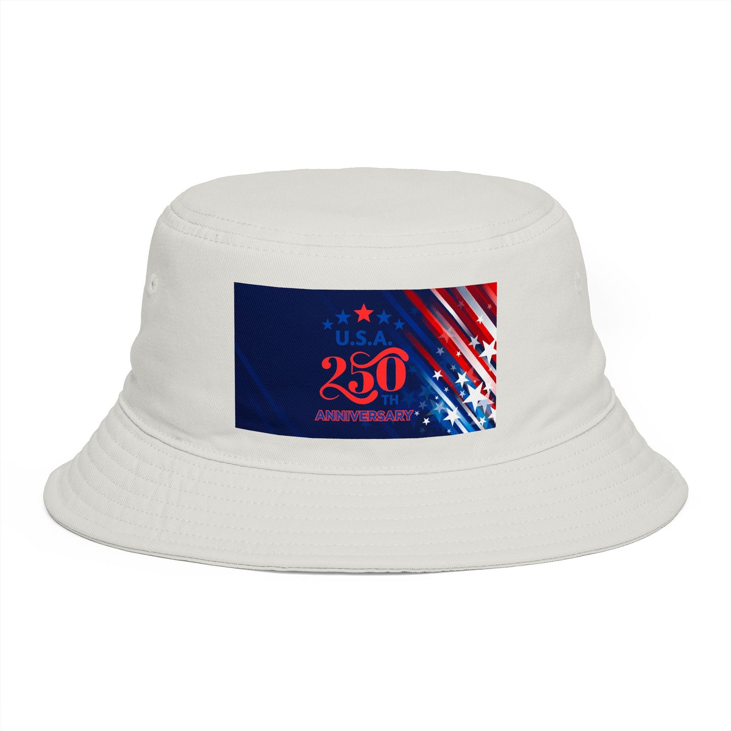 USA 250th Anniversary Bucket Hat — Patriotic American Flag Celebration Hat - Trending Novelties & Gifts