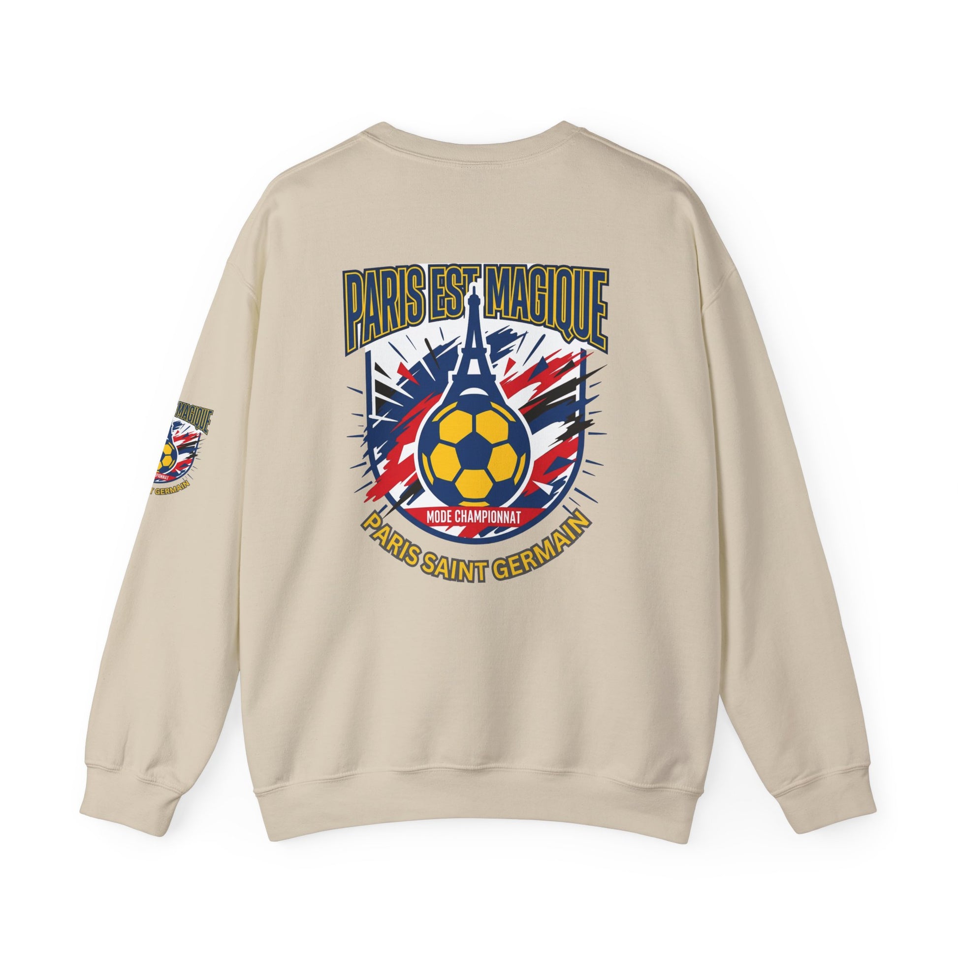 Paris Saint Germain Soccer Crest Sweatshirt | Paris Saint Germain soccer fans Sweatshirt - Trending Novelties & Gifts