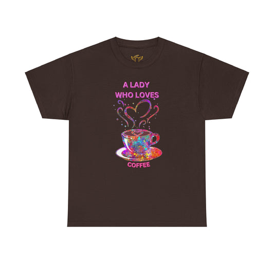 Coffee Lover Cotton Tee - For Women Who Love Coffee