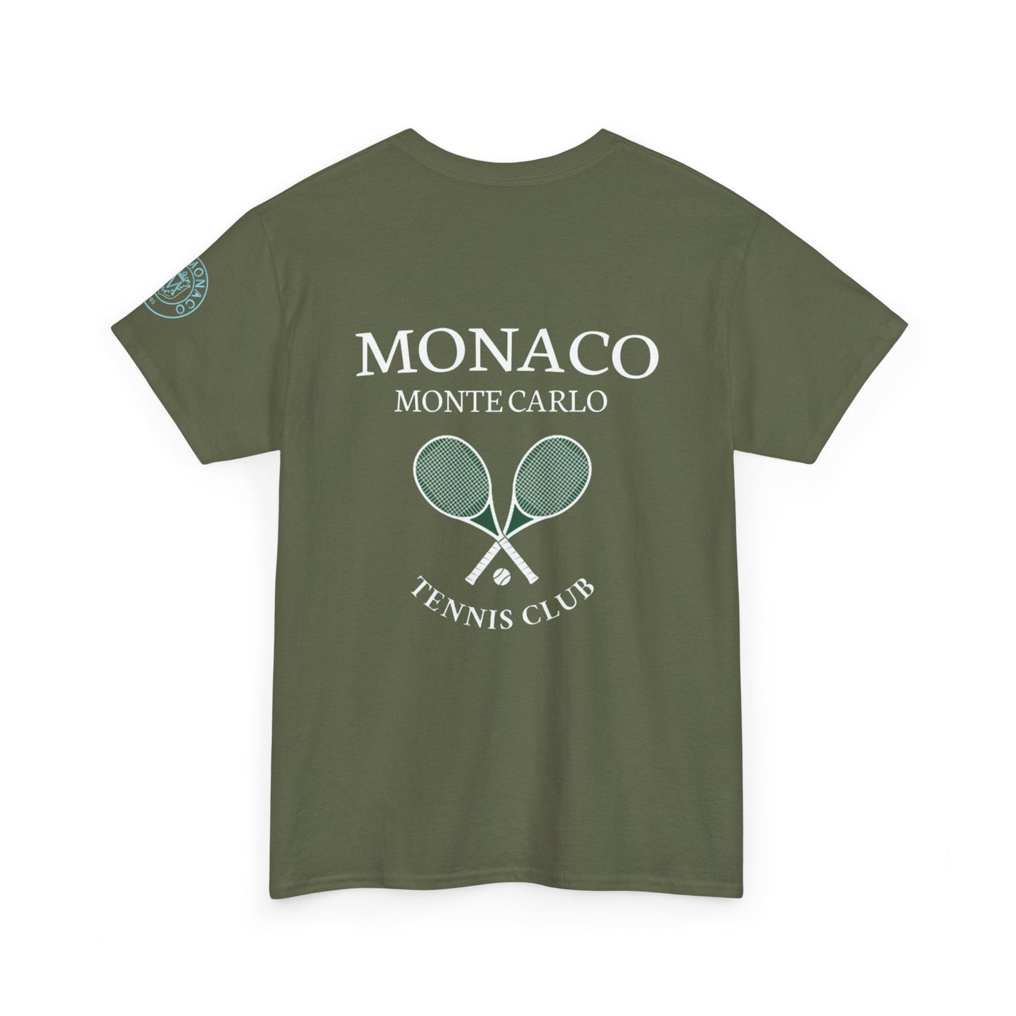 Monaco Monte Carlo Tennis Club T‑Shirt — Vintage Tennis Club Tee